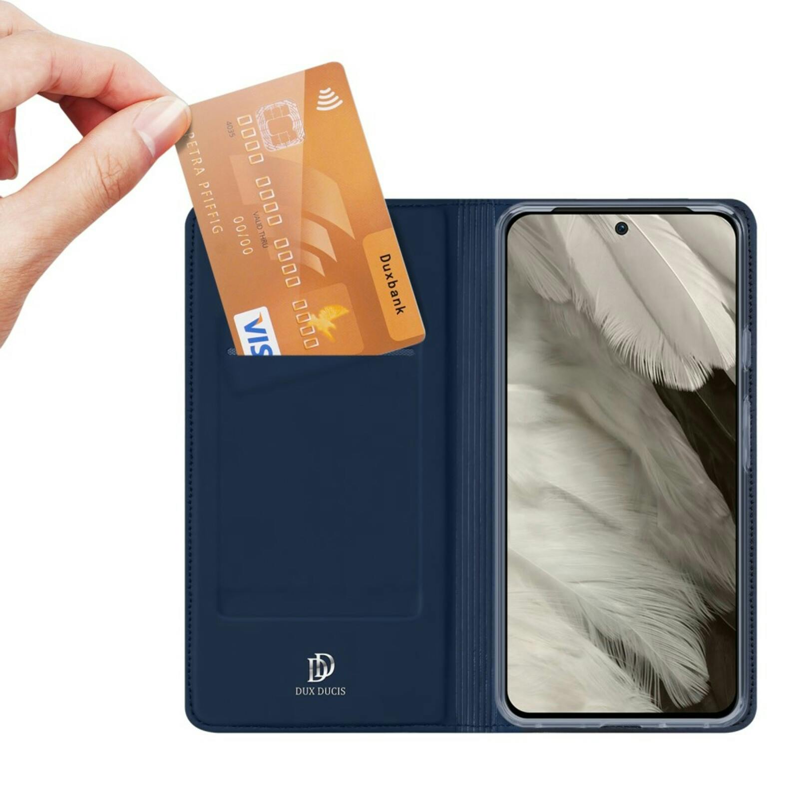 DUX DUCIS Google Pixel 8 Skin Pro Hoesje Blauw
