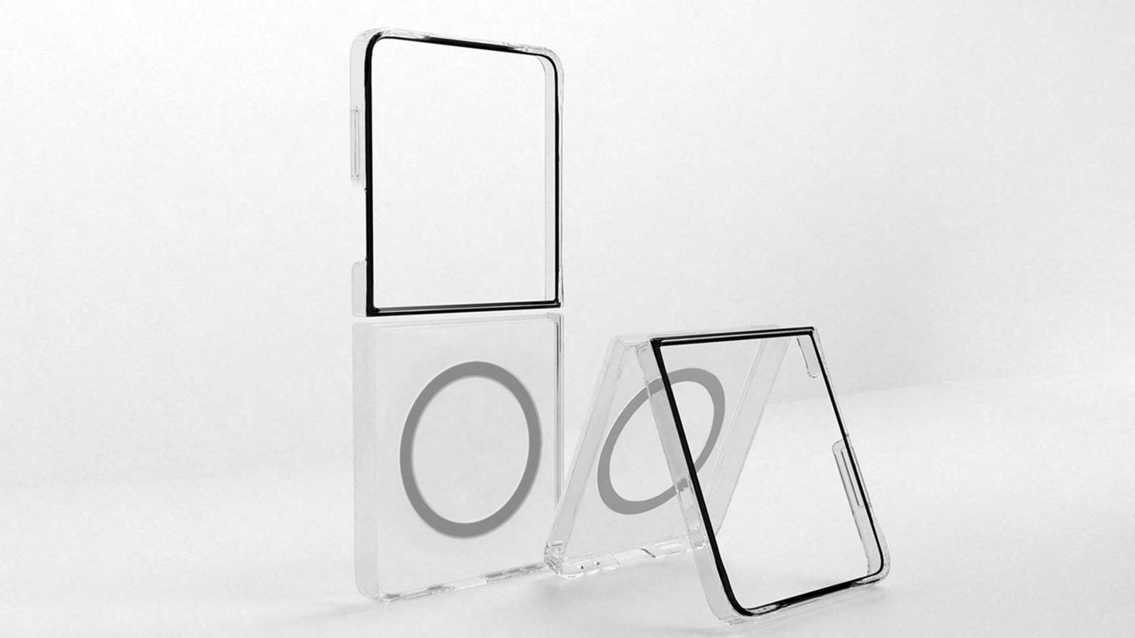 Samsung Galaxy Z Flip7 Clear Magnet Case Transparant