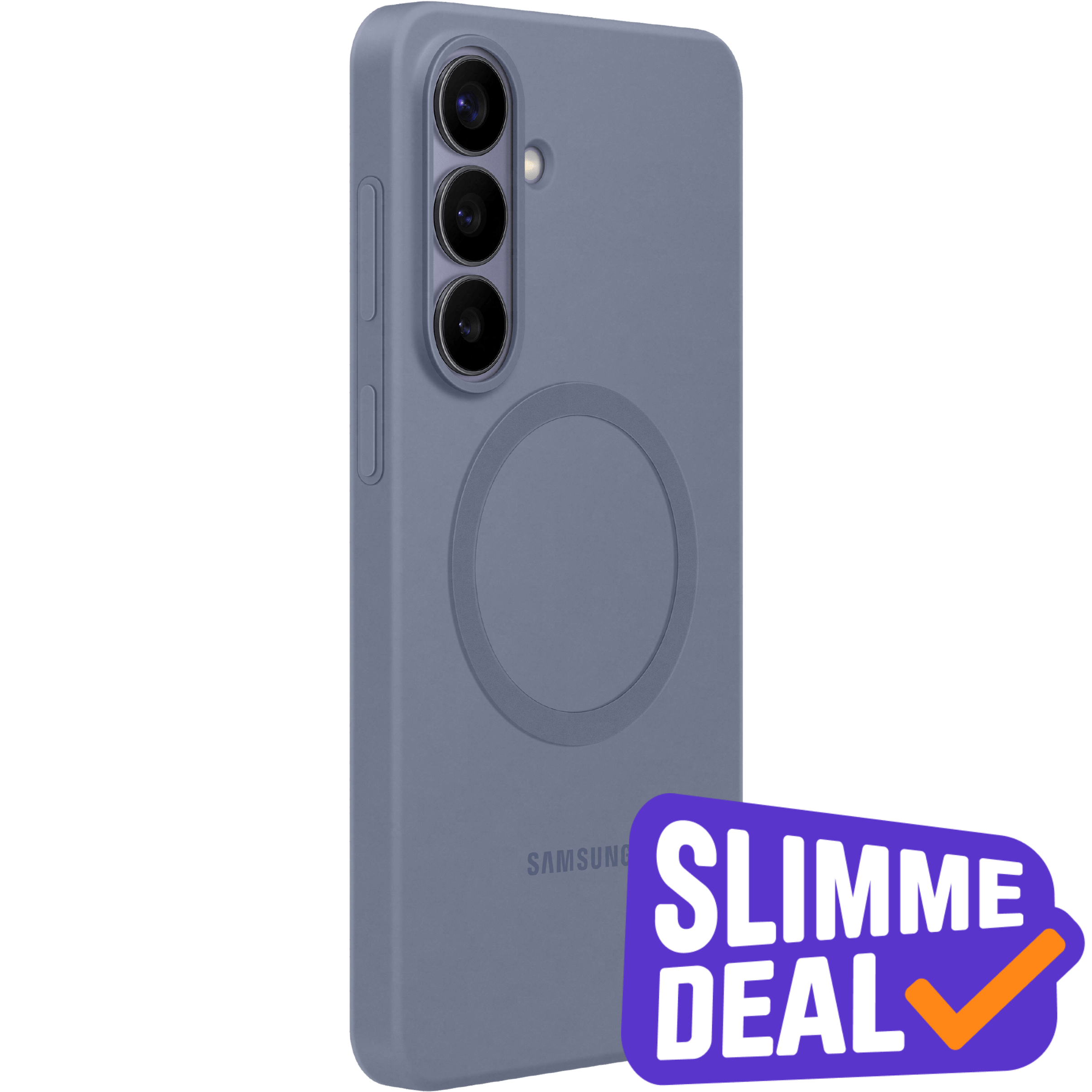 Samsung Galaxy S26 Plus Siliconen Magnet Case Blauw