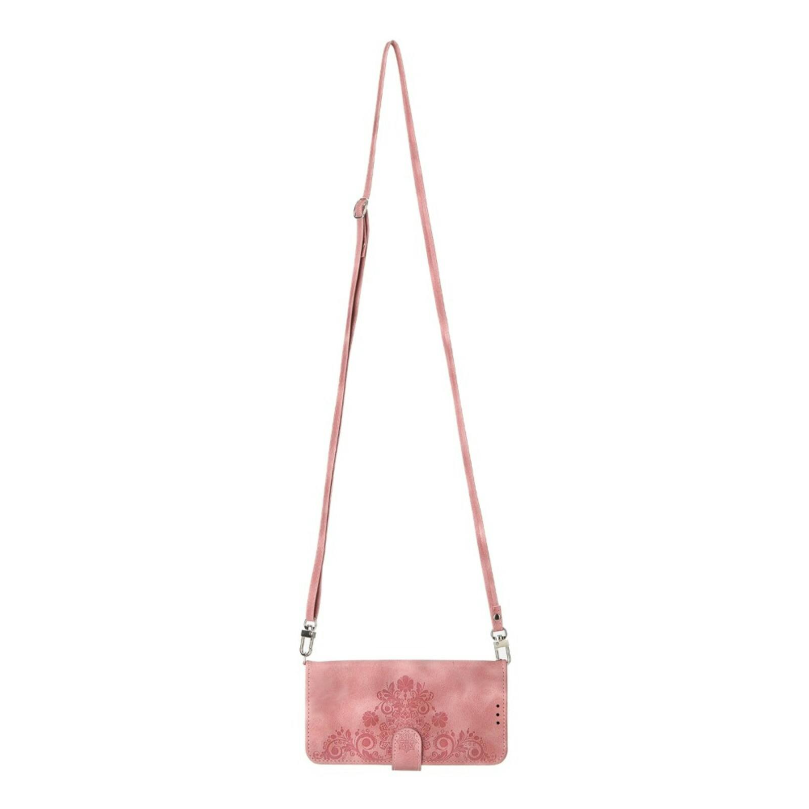 Comfycase Apple iPhone 16e Zacht Boek Hoesje met Gravure Roze