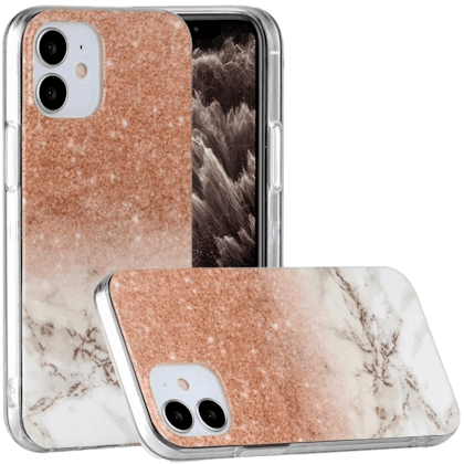 Mocaa iPhone 12 (Pro) Marmer Telefoonhoesje Light Marble