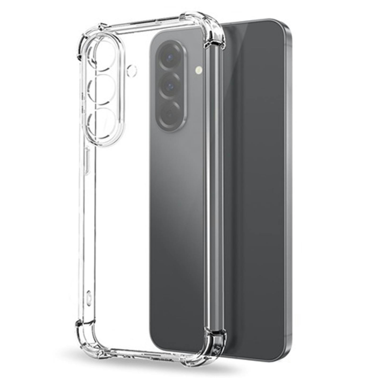 Northjo Samsung A56 Shockproof Hoesje en Screenprotector Transparant