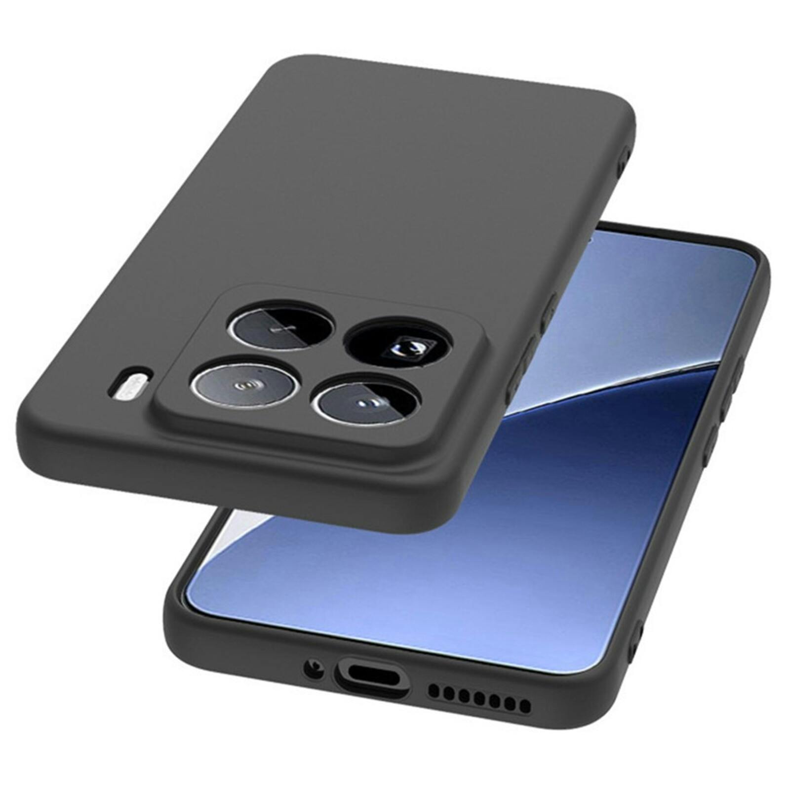 Mocaa Xiaomi 15 Pro Slim-Fit Telefoonhoesje Zwart
