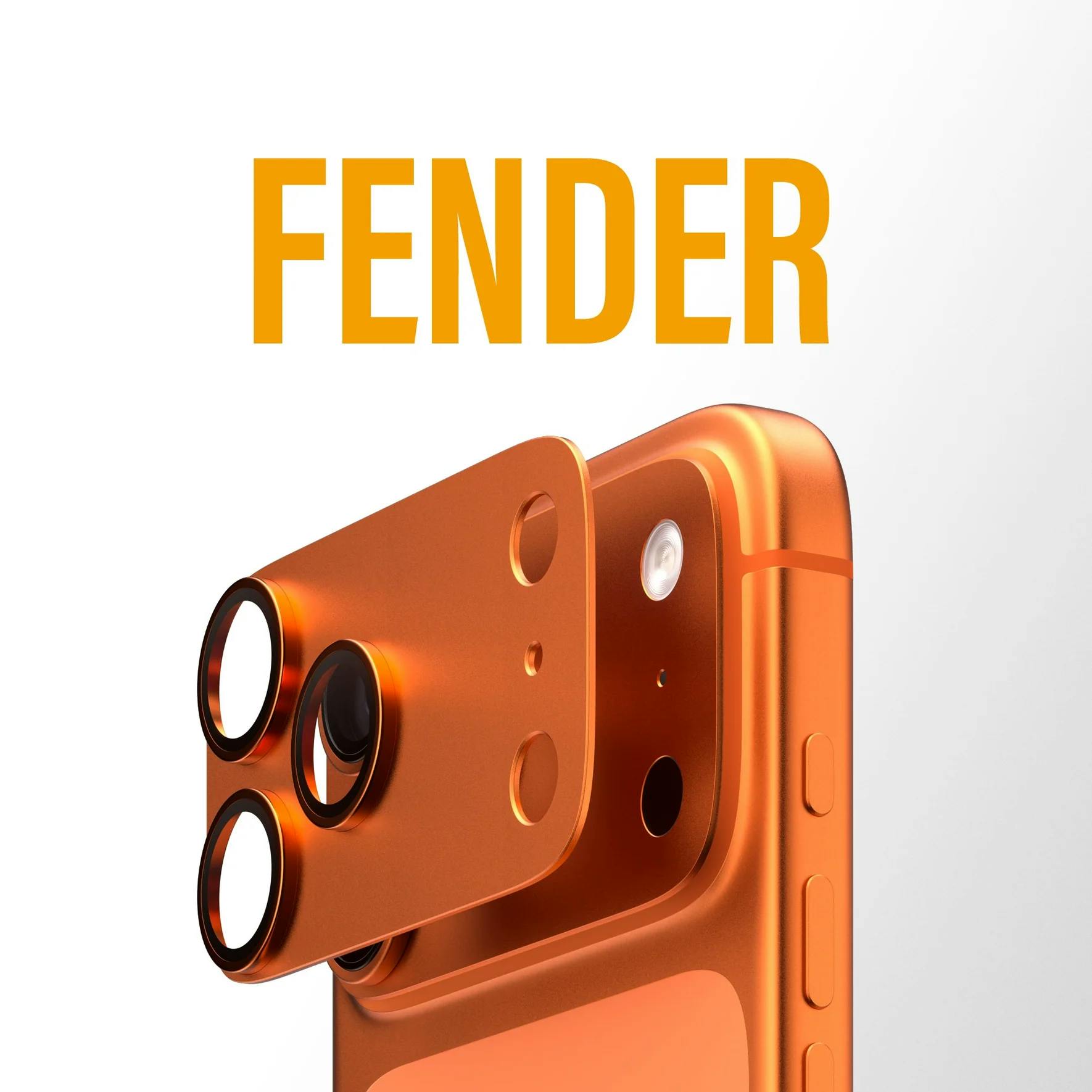 PanzerGlass iPhone 17 Pro Fender Camera Protector Oranje