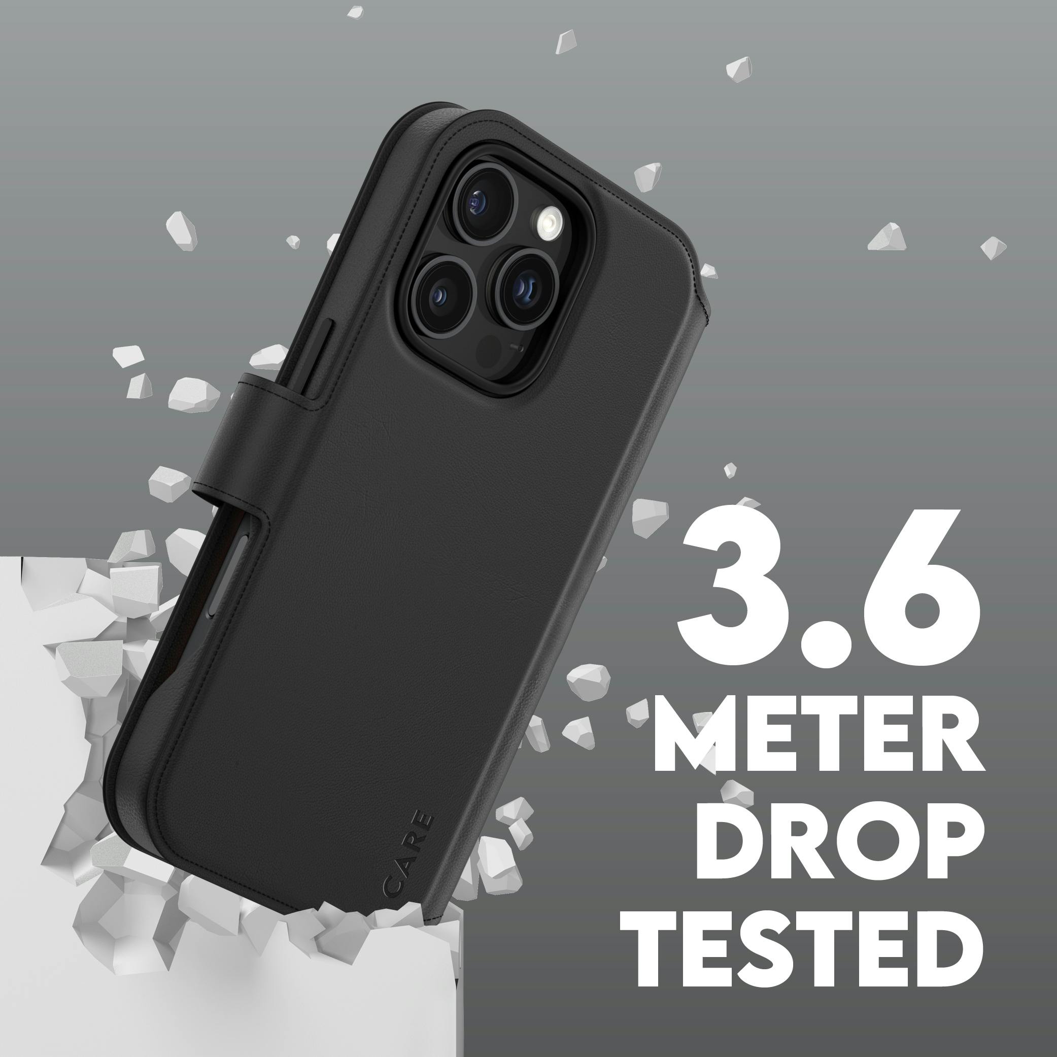 PanzerGlass iPhone 16 Pro CARE Tango 2-in-1 Wallet met MagSafe