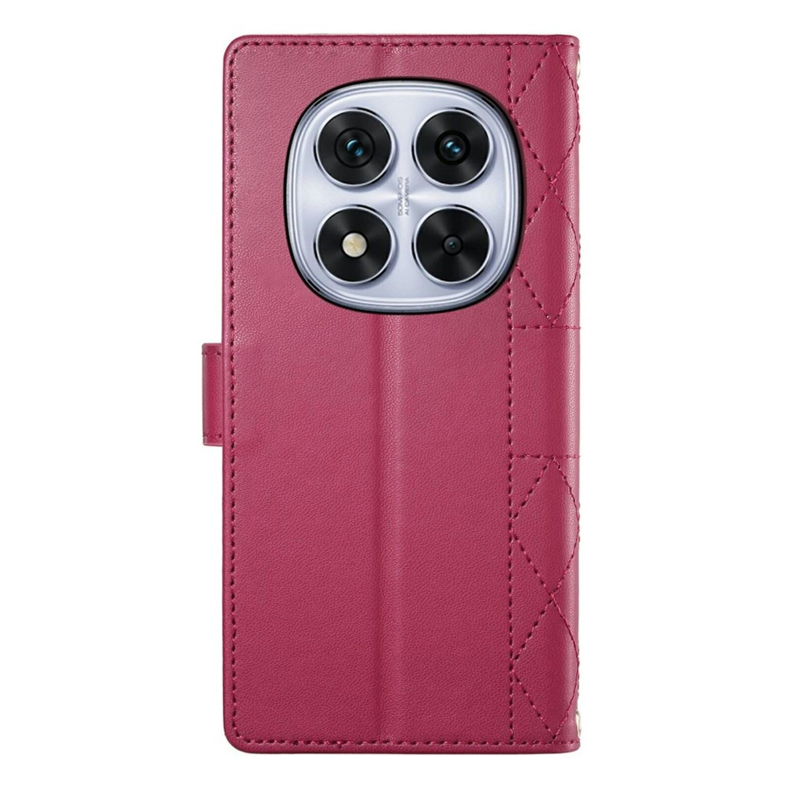 Comfycase Xiaomi Redmi Note 15 Pro Bookcase met Koord Rood