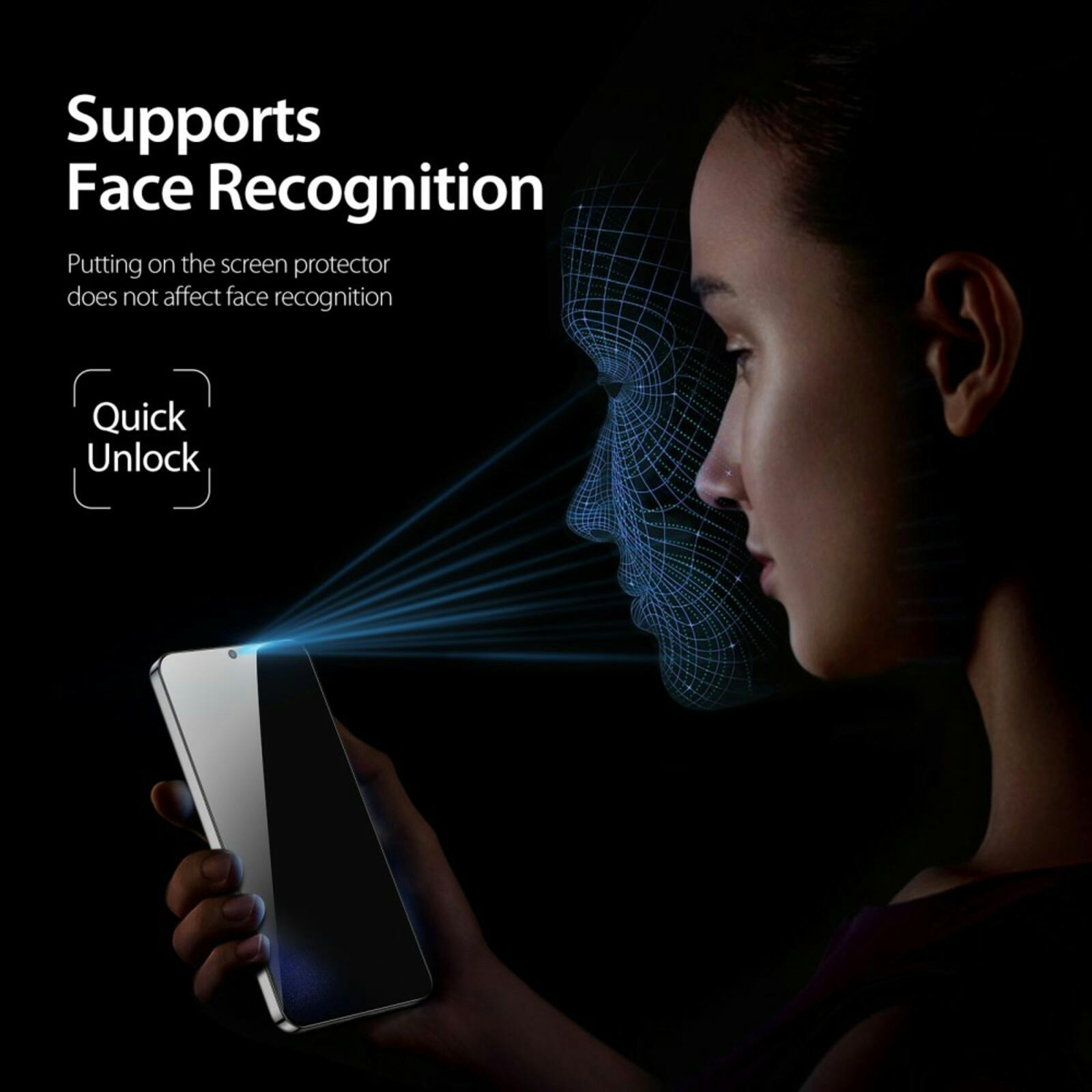 DUX DUCIS Samsung S24 Plus Privacy Screenprotector Gehard Glas Transparant