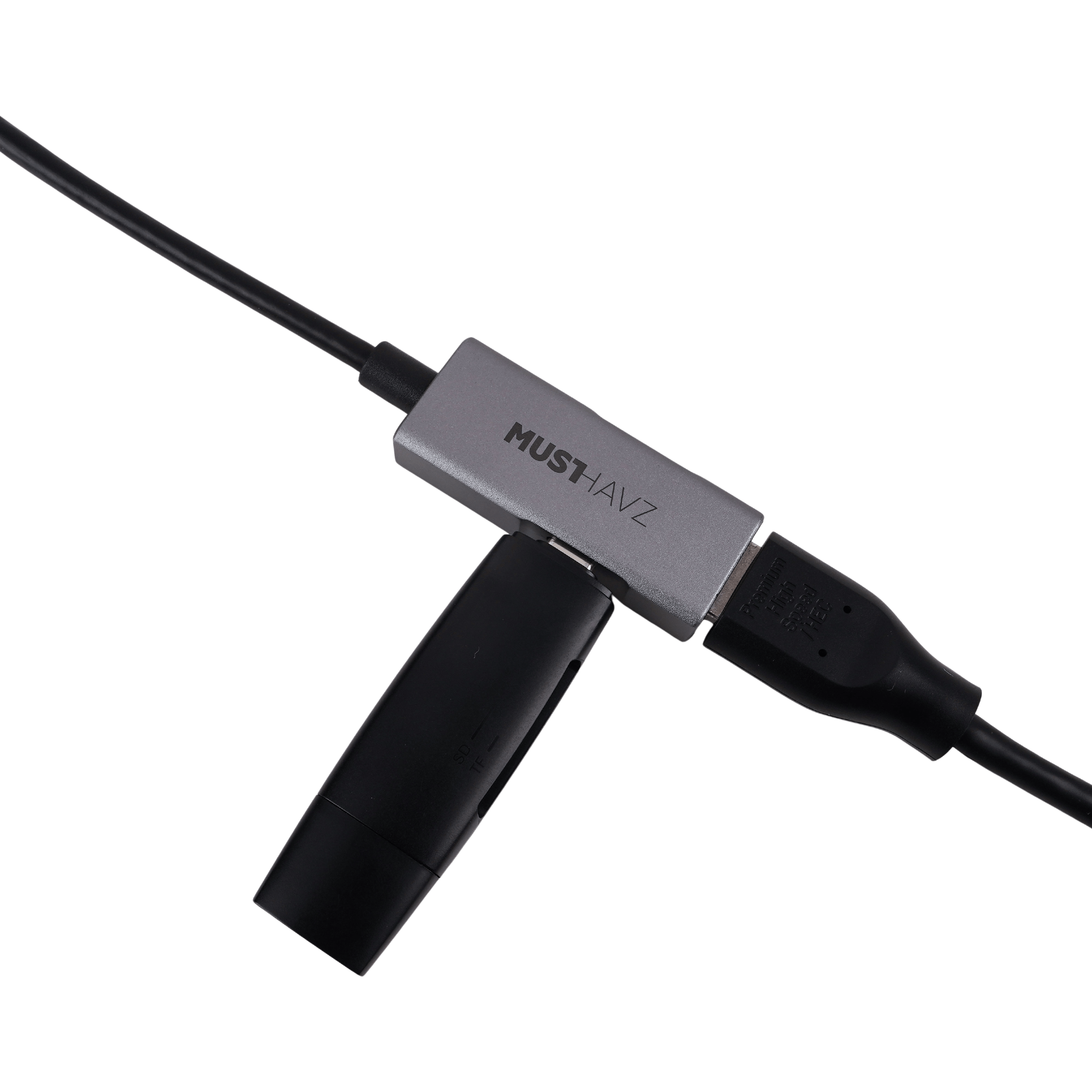 Musthavz USB-C to HDMI Adapter 100W Grijs