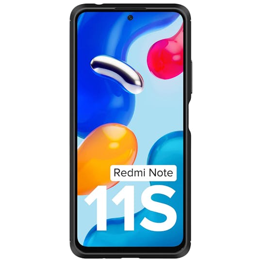 Just in Case Xiaomi Redmi Note 11/Note 11S Stevig TPU Hoesje Zwart
