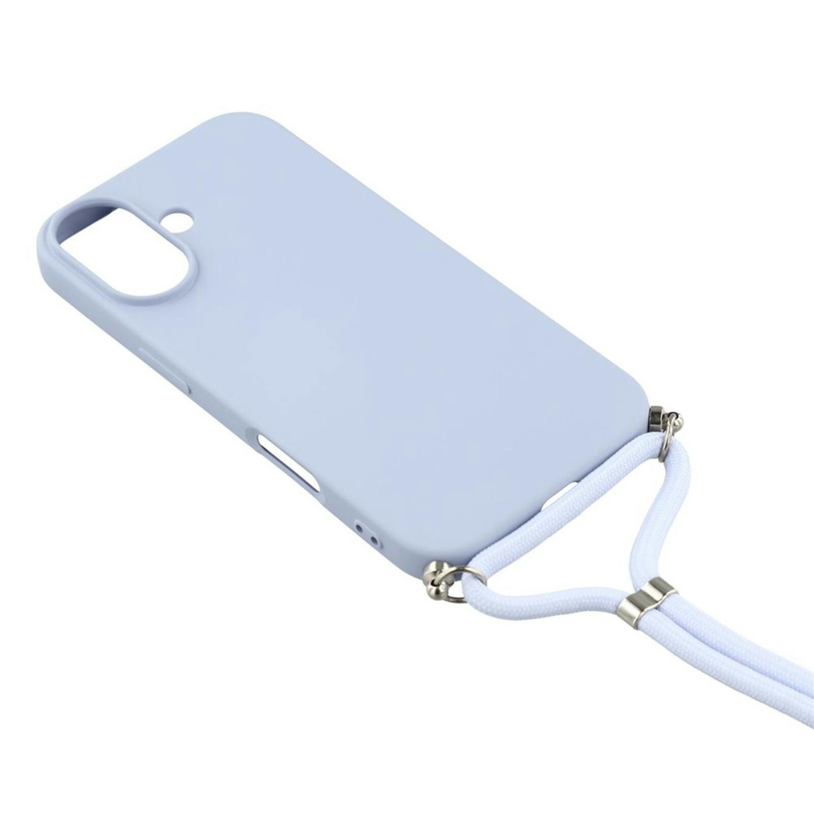 Mocaa Apple iPhone 17 Hoesje met Koord Paars