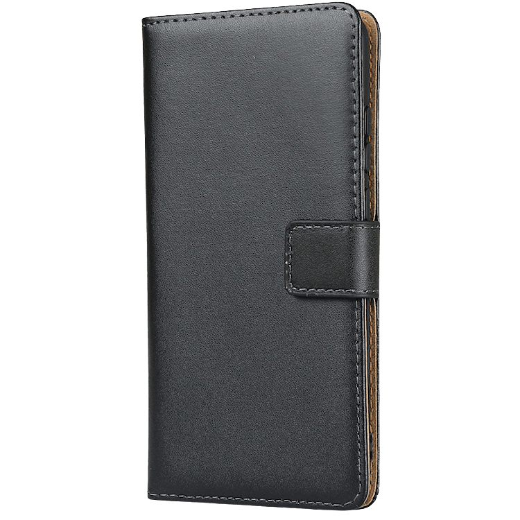 CaseBody Huawei P Smart 2020 Echt Lederen Bookcase Zwart
