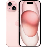 Apple iPhone 15 Pink - Voorkant & achterkant