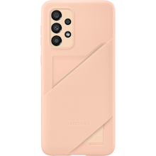 Samsung Galaxy A33 Card Slot Hoesje Peach - Voorkant