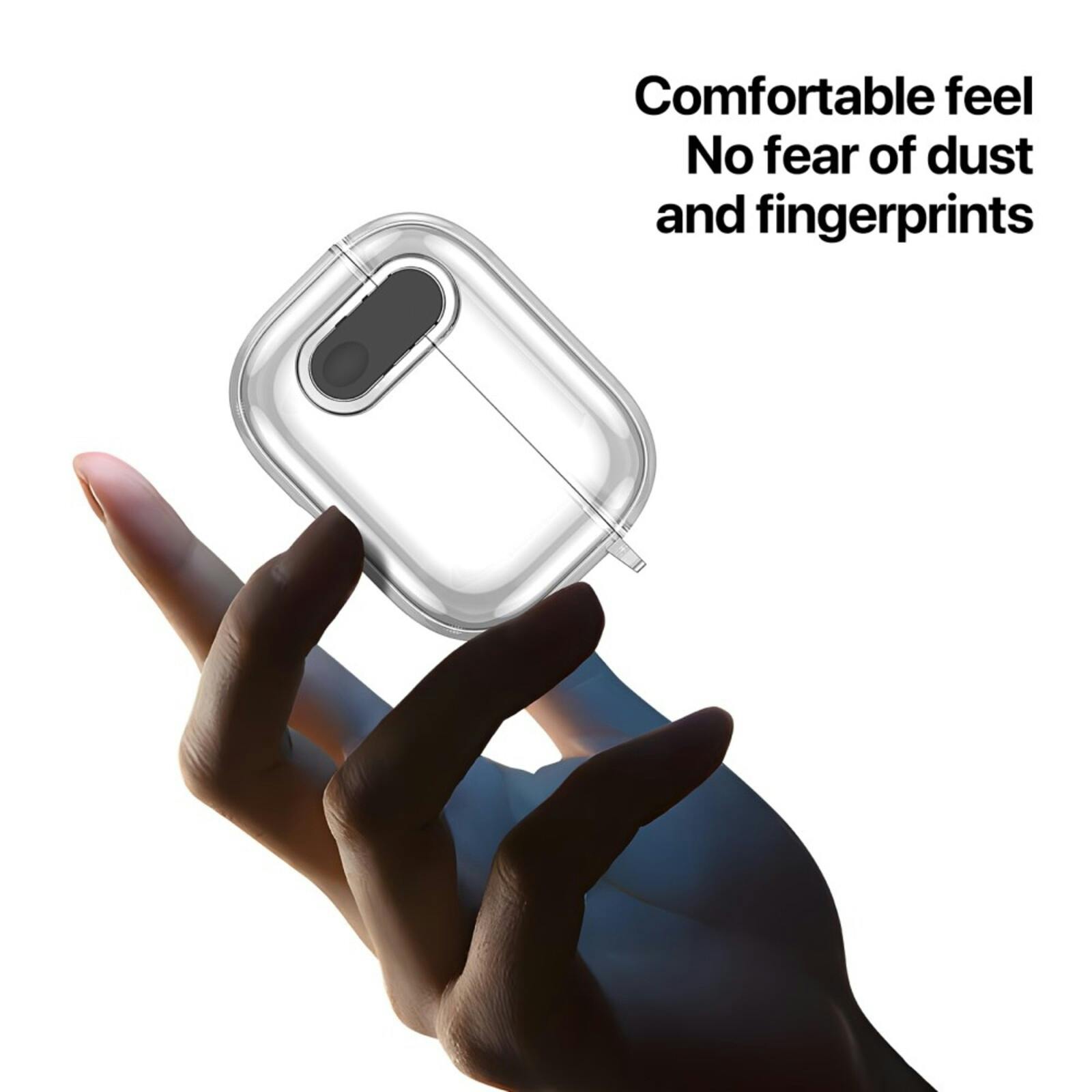 DUX DUCIS AirPods Pro 2 PECL Series Hoesje met Haak Zwart