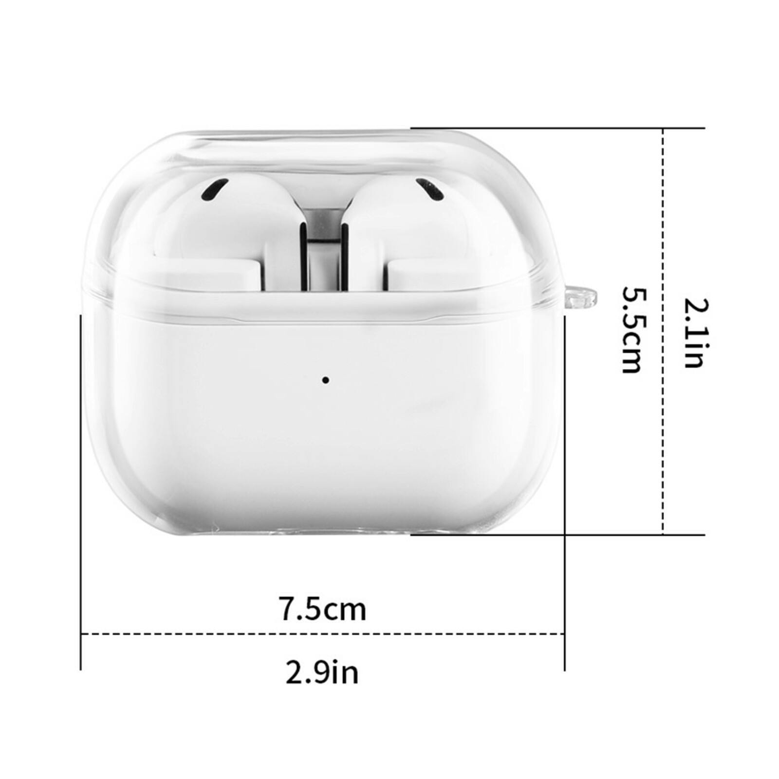 Mocaa Samsung Galaxy Buds3 Beschermhoesje Transparant