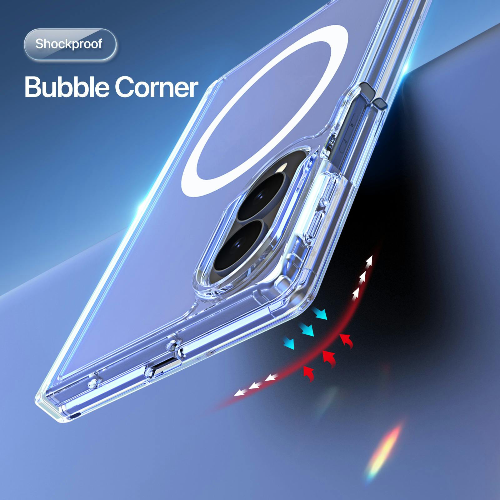 DUX DUCIS Samsung Galaxy Z Fold8 Wide Premium Slim Protection Case Transparant