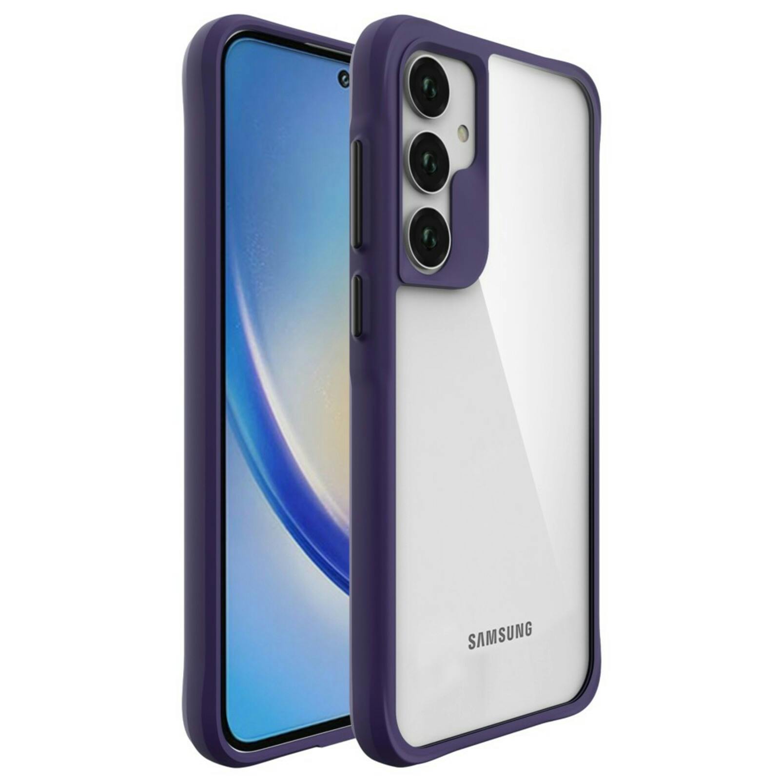 CaseBody Samsung A35 Combat X Beschermhoesje Paars