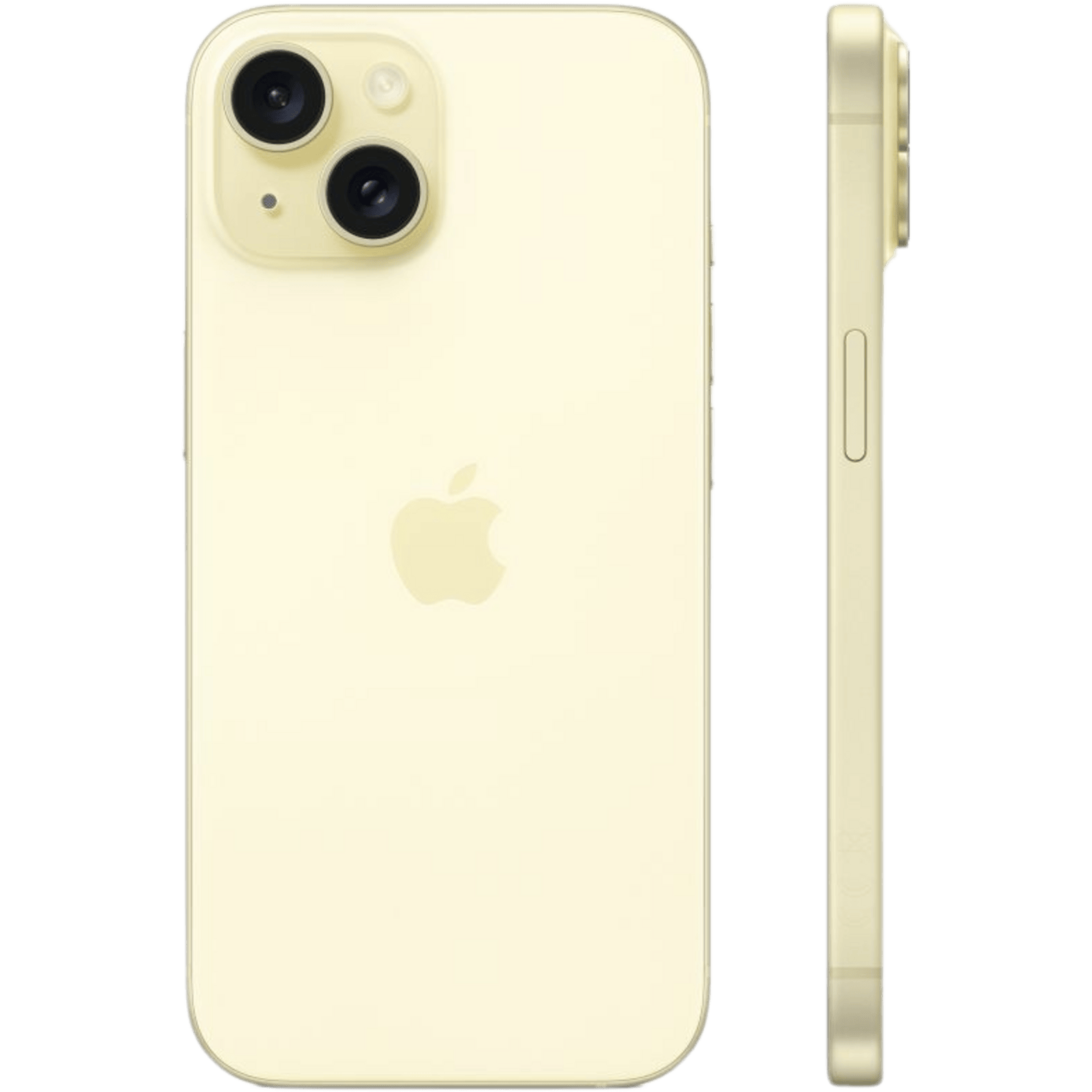 Apple iPhone 15 Plus Yellow - Zijkant