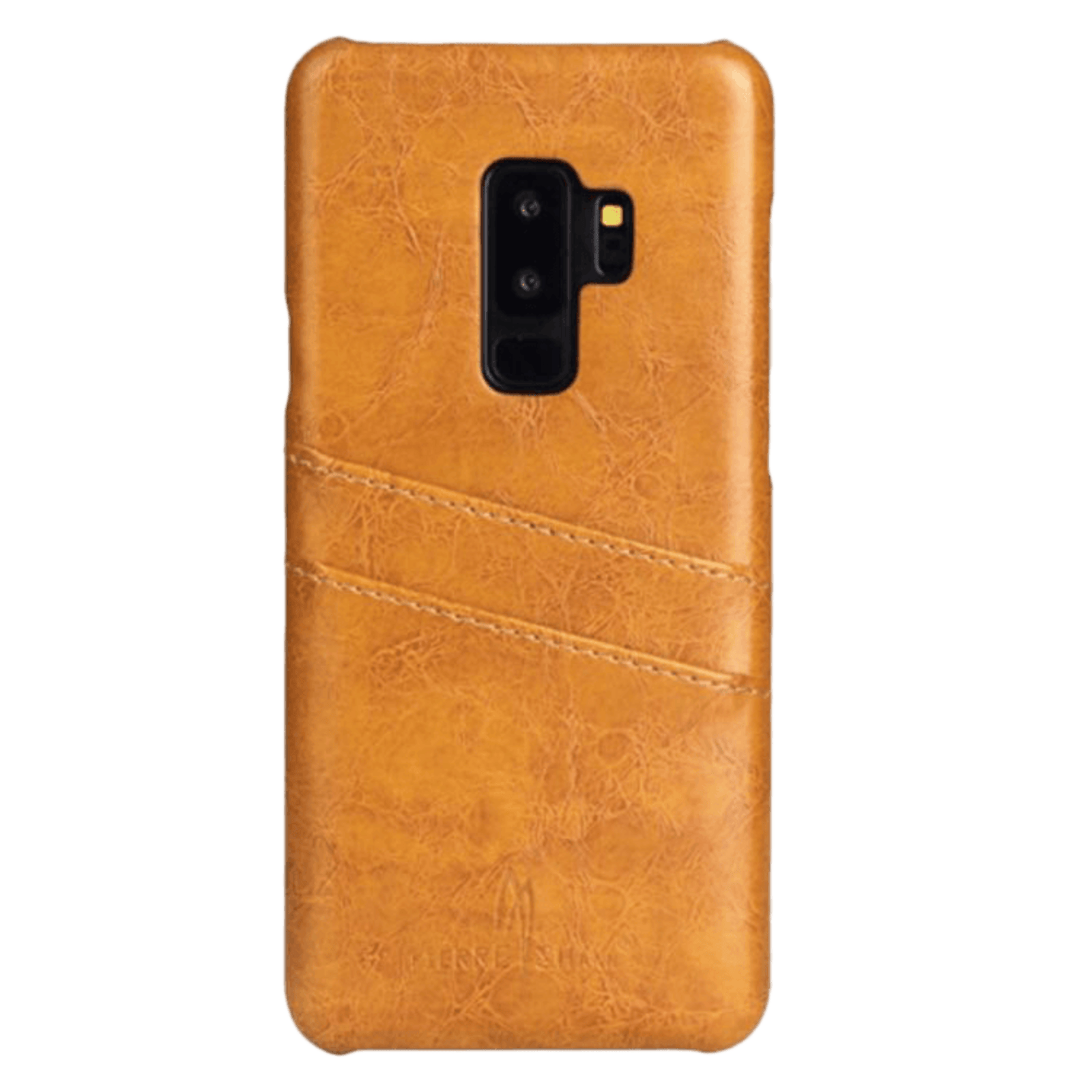 Fierre Shann Samsung Galaxy S9 Luxe Handgemaakt Hoesje Met Pasruimte Bruin