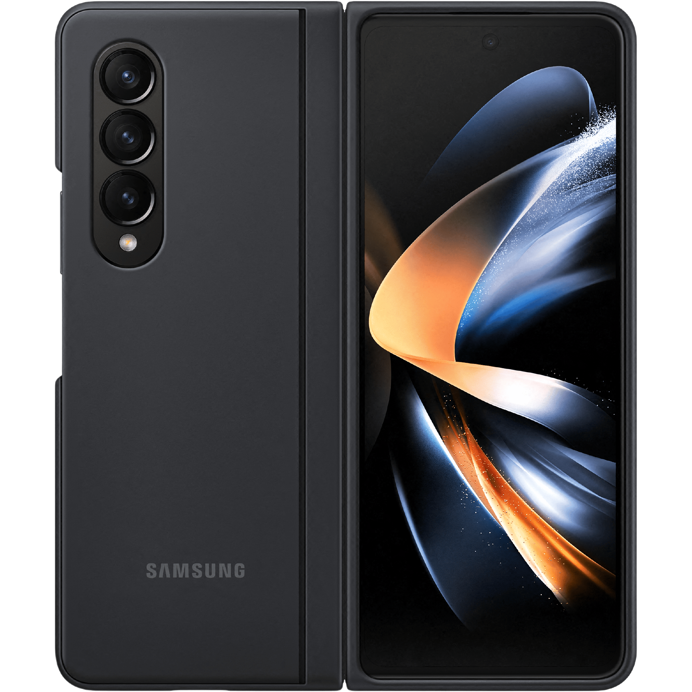 Samsung Galaxy Z Fold4 Protective Standing Hoesje Zwart