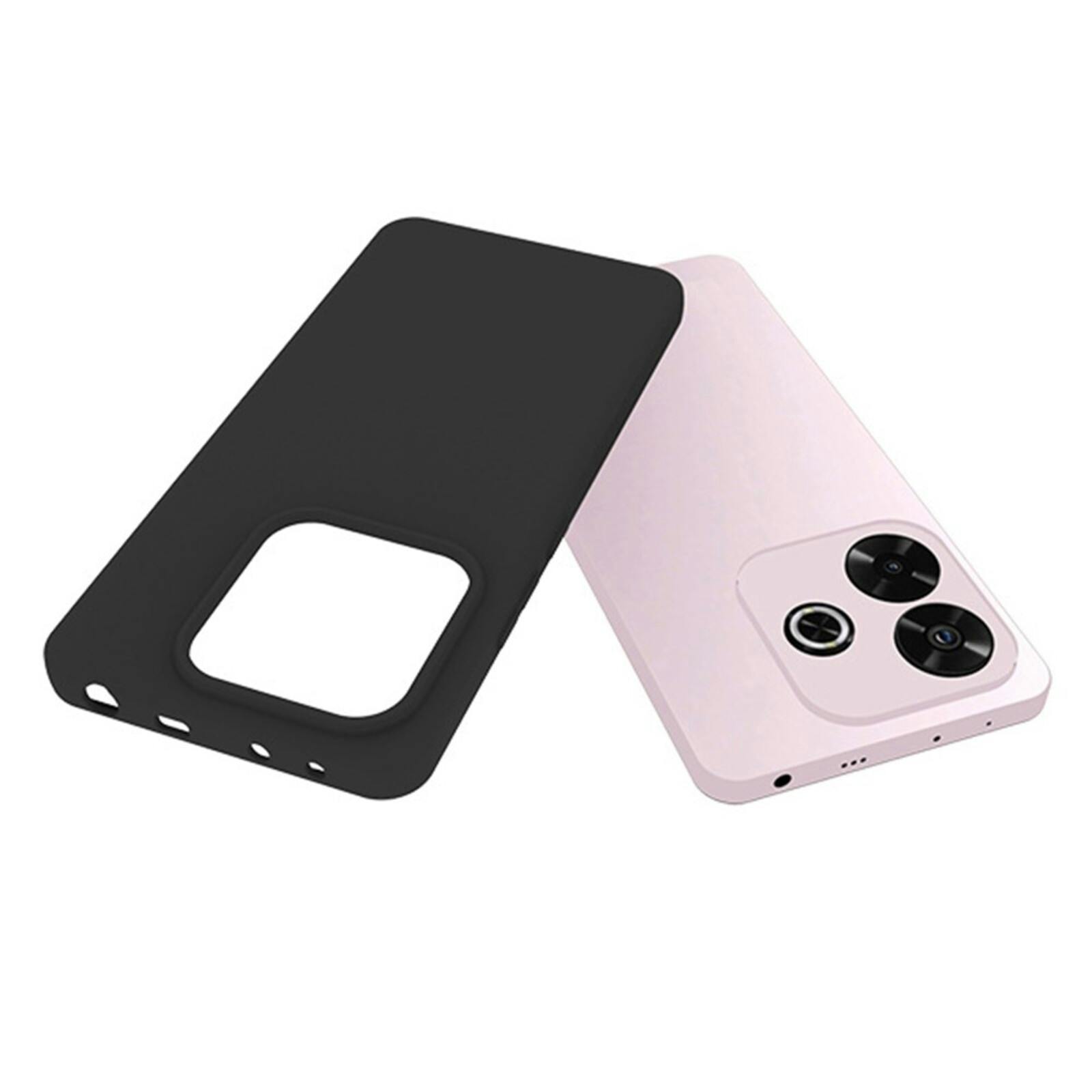 Mocaa Redmi Note 14 5G Slim-Fit Telefoonhoesje Zwart