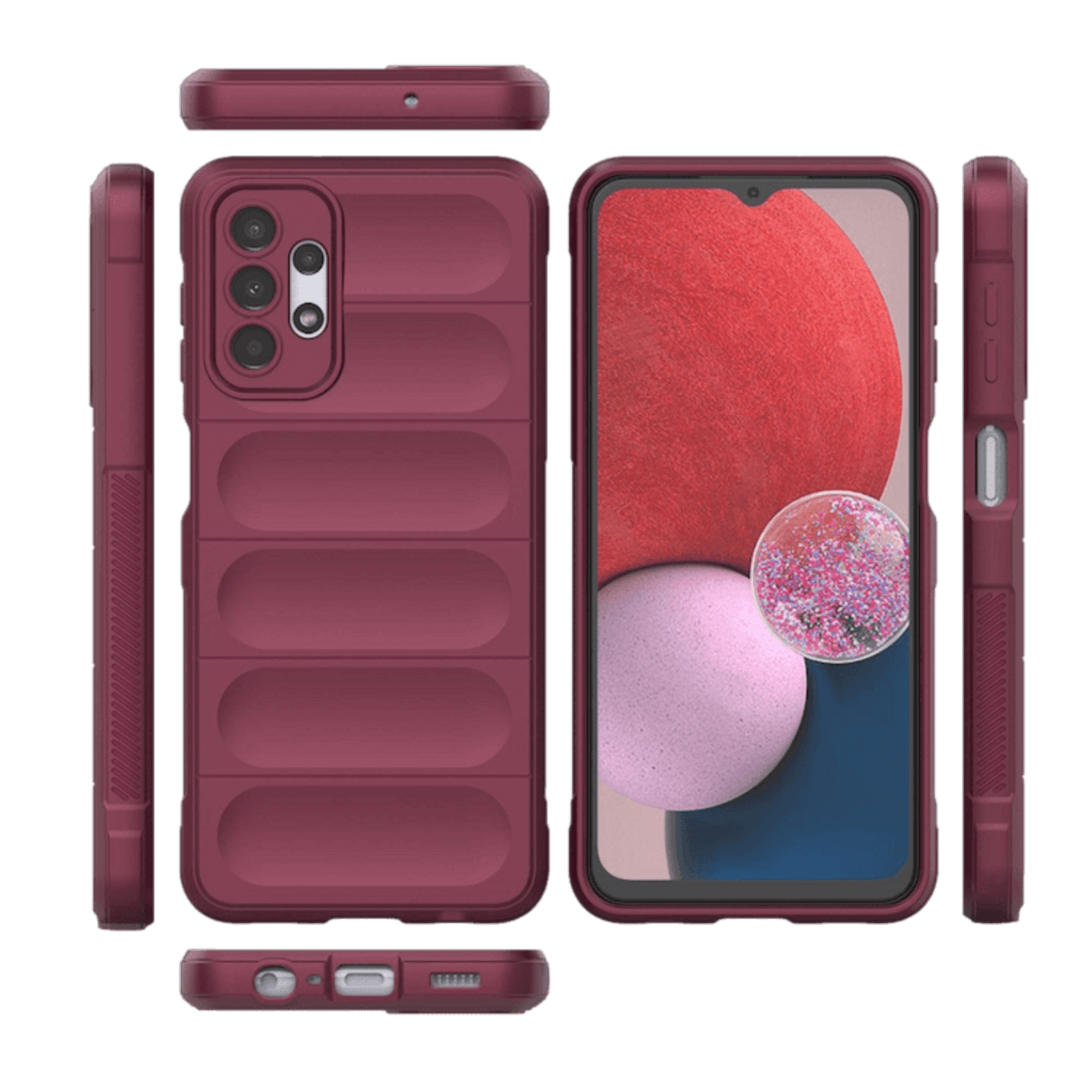 Comfycase Samsung Galaxy A13 Cushion Case Rood