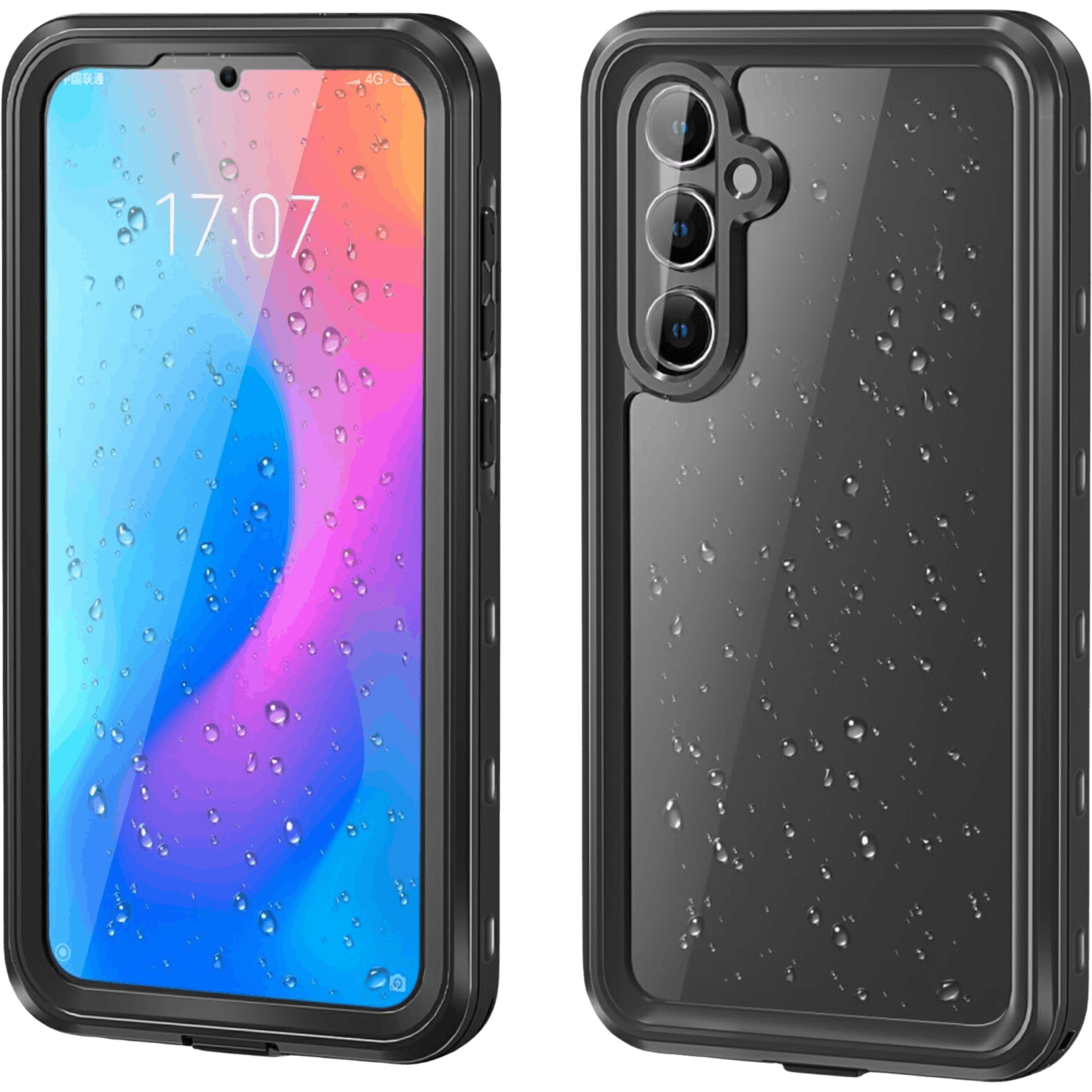 REDPEPPER Samsung Galaxy A53 Dot Pro Waterproof Beschermhoes Zwart