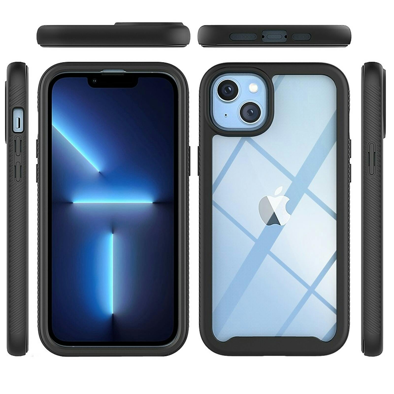 Comfycase iPhone 13 Full Protection Hoesje Zwart