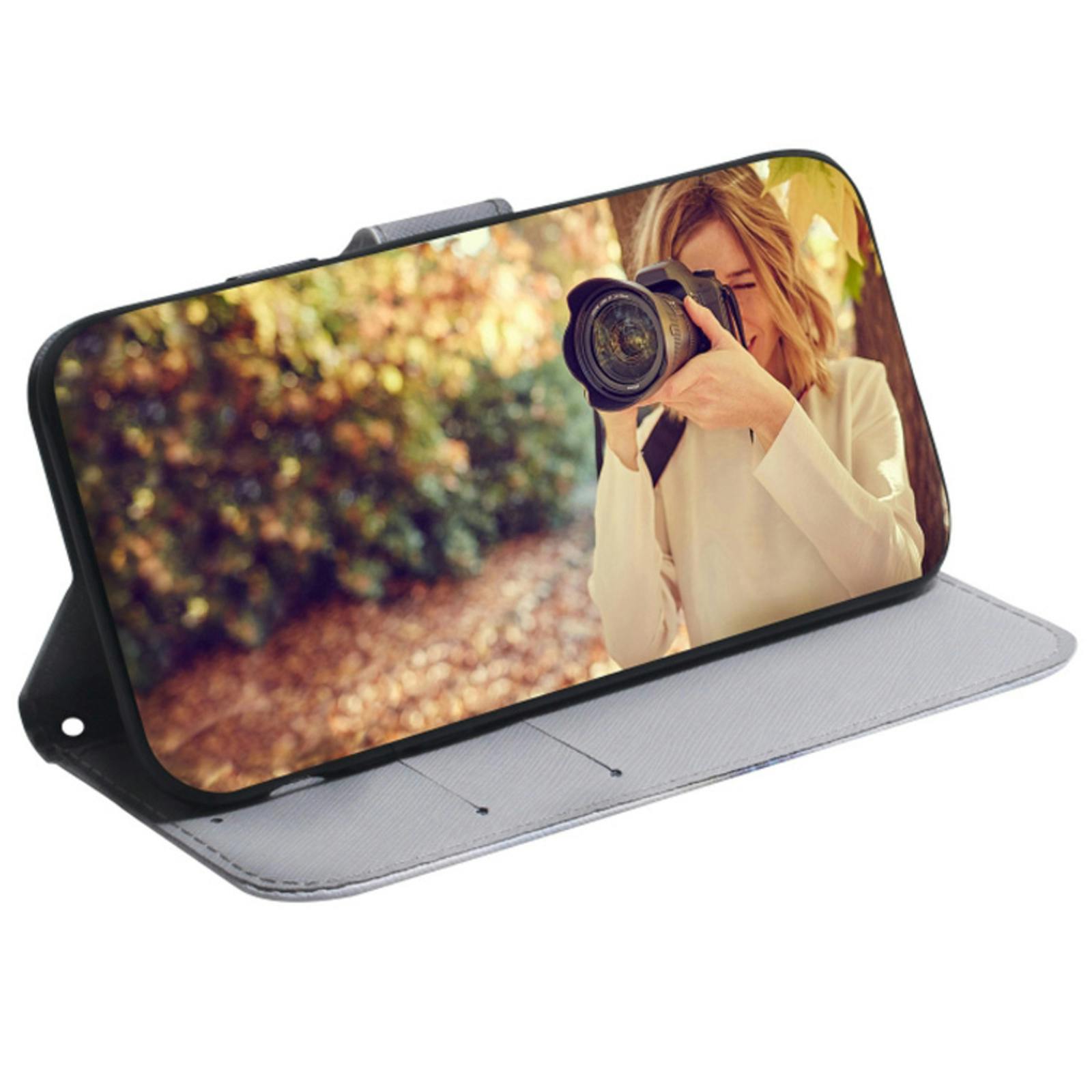 Comfycase Huawei P Smart 2020 Bookcase Hoesje Van Gogh's Bloesem Meerkleurig