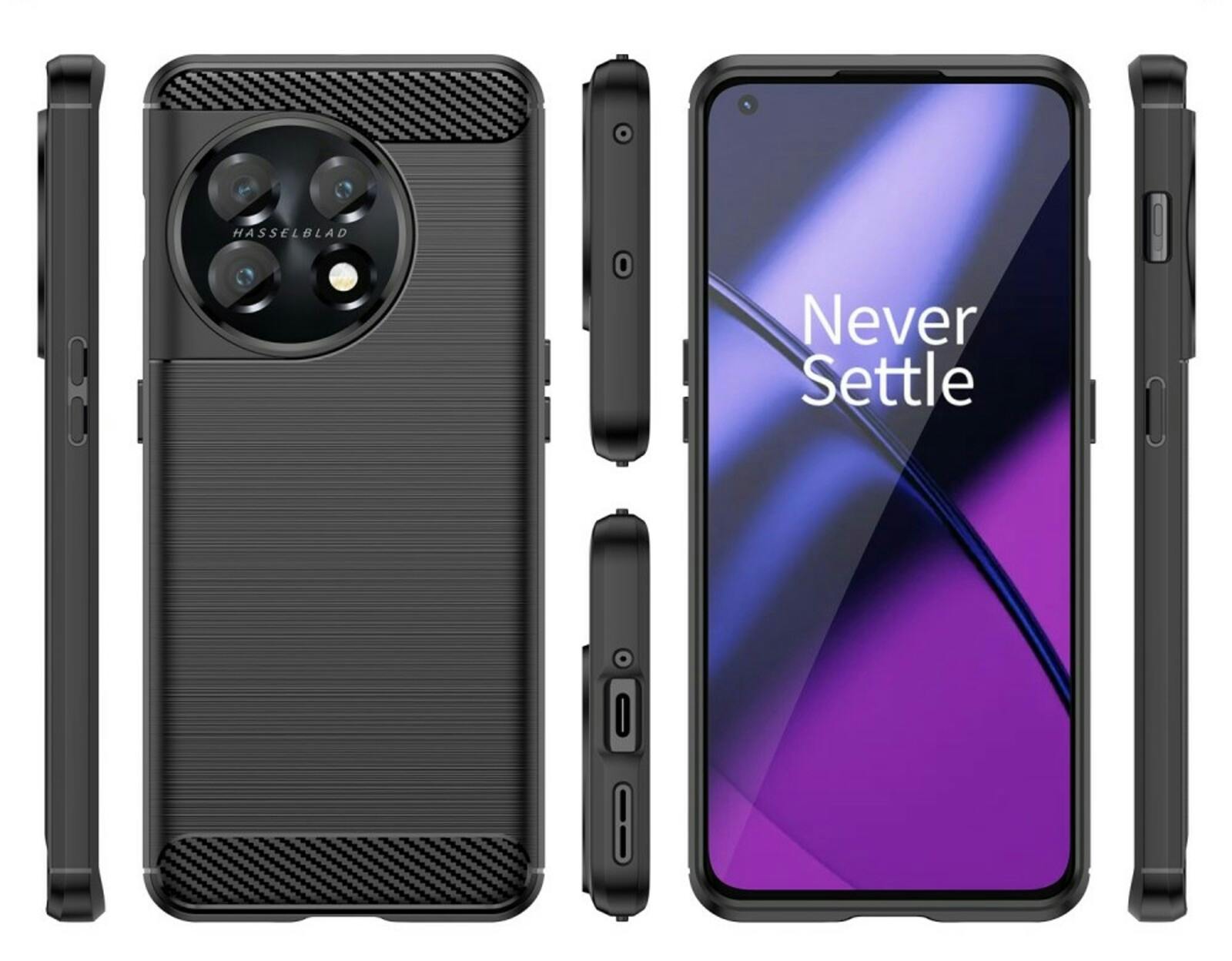 Mocaa OnePlus 11 Schokbestendig Hoesje Zwart