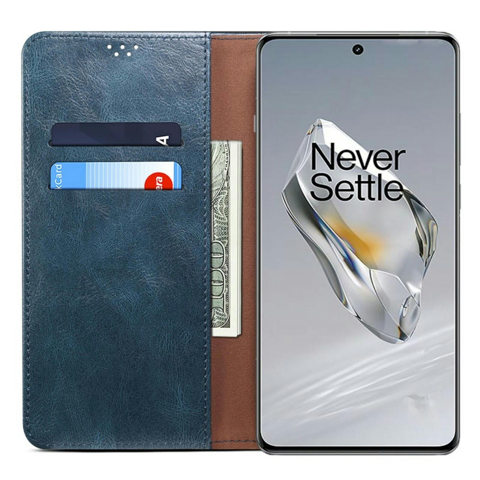 CaseBody OnePlus 12 Retro Bookcase Blauw