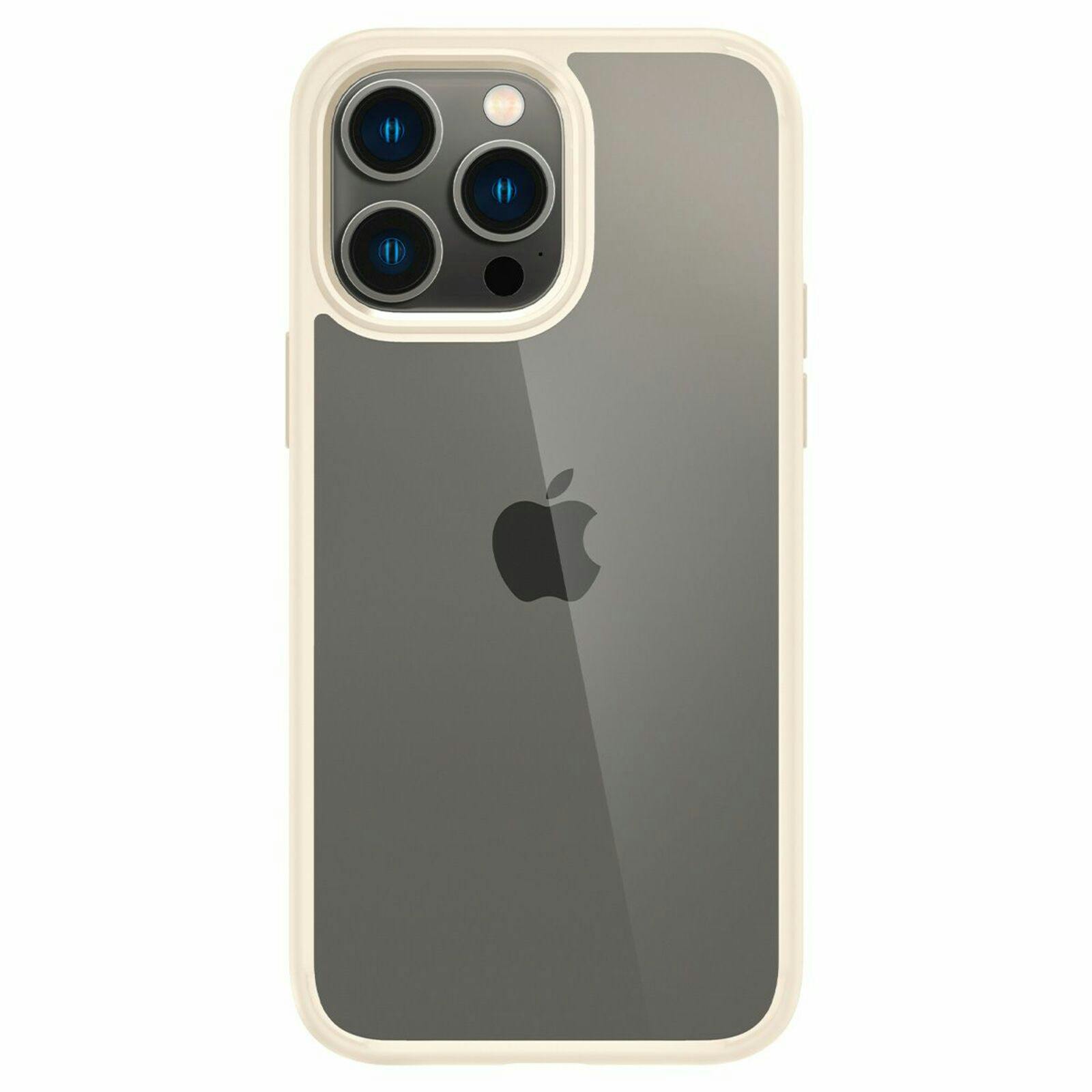 Spigen iPhone 14 Pro Doorzichtig Hard Hoesje Beige