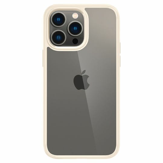 Spigen iPhone 14 Pro Doorzichtig Hard Hoesje Beige