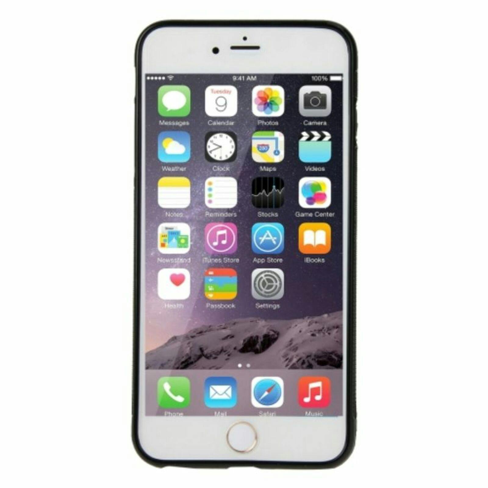 MagiQ iPhone 6 Plus / 6s Plus Sticky Hoesje Zwart