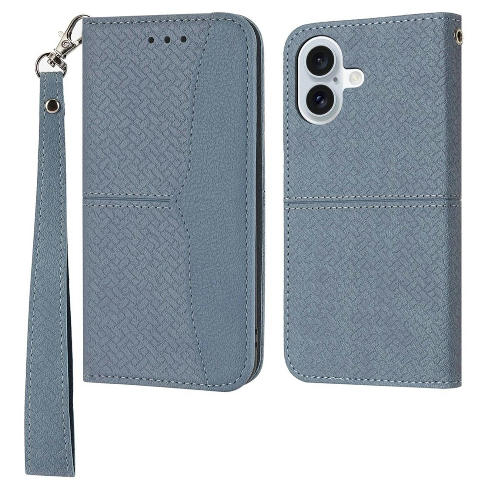 Comfycase Apple iPhone 17 Zacht Boek Hoesje Blauw