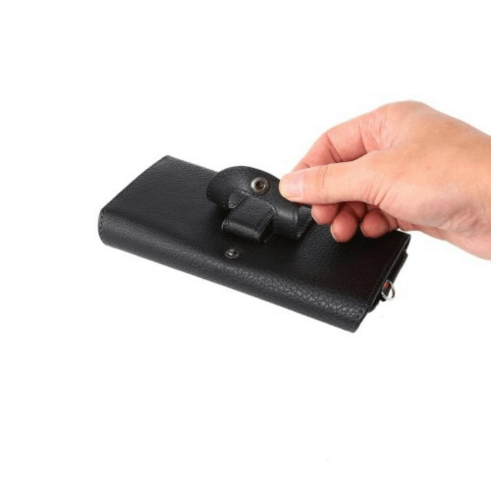 ShineColors Riem Hoesje Met Ruimte Voor Pasjes Zwart XL