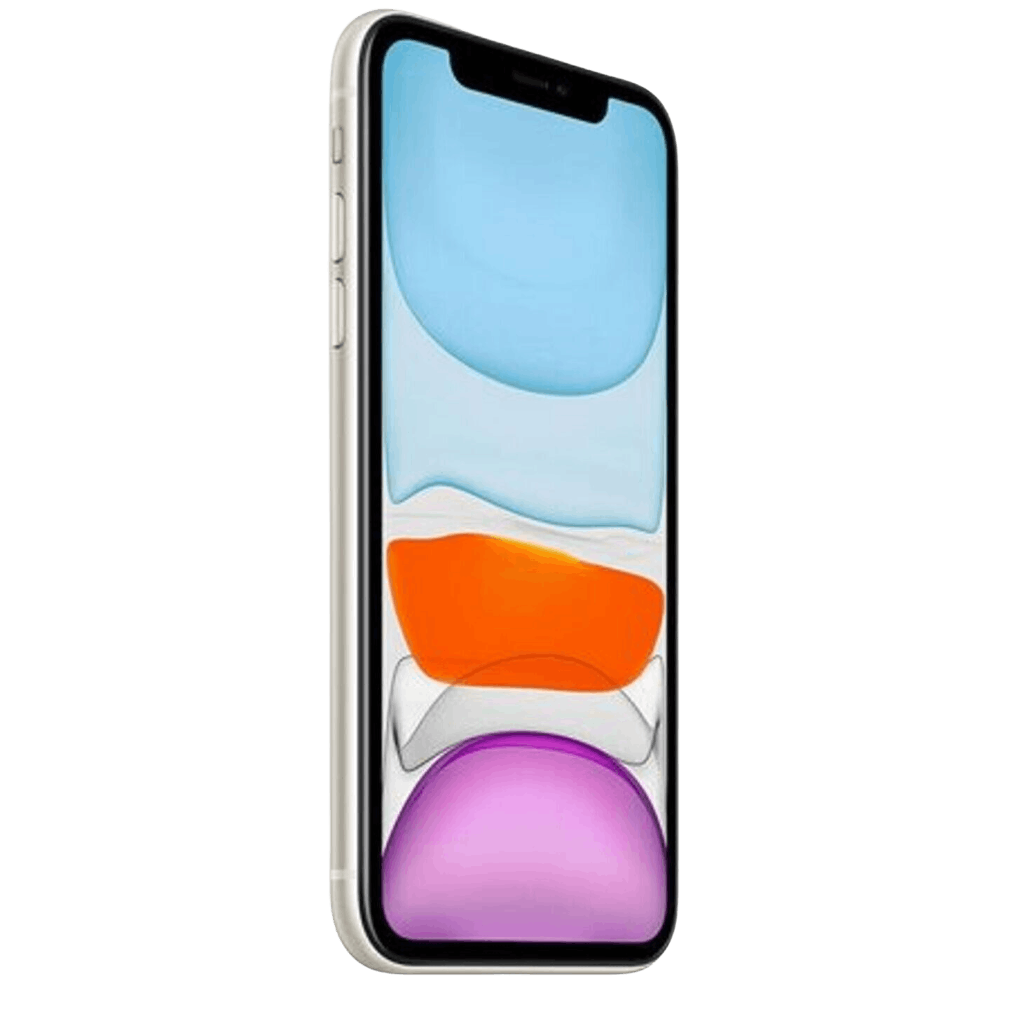 Apple iPhone 11 (Refurbished) White - Aanzicht vanaf links