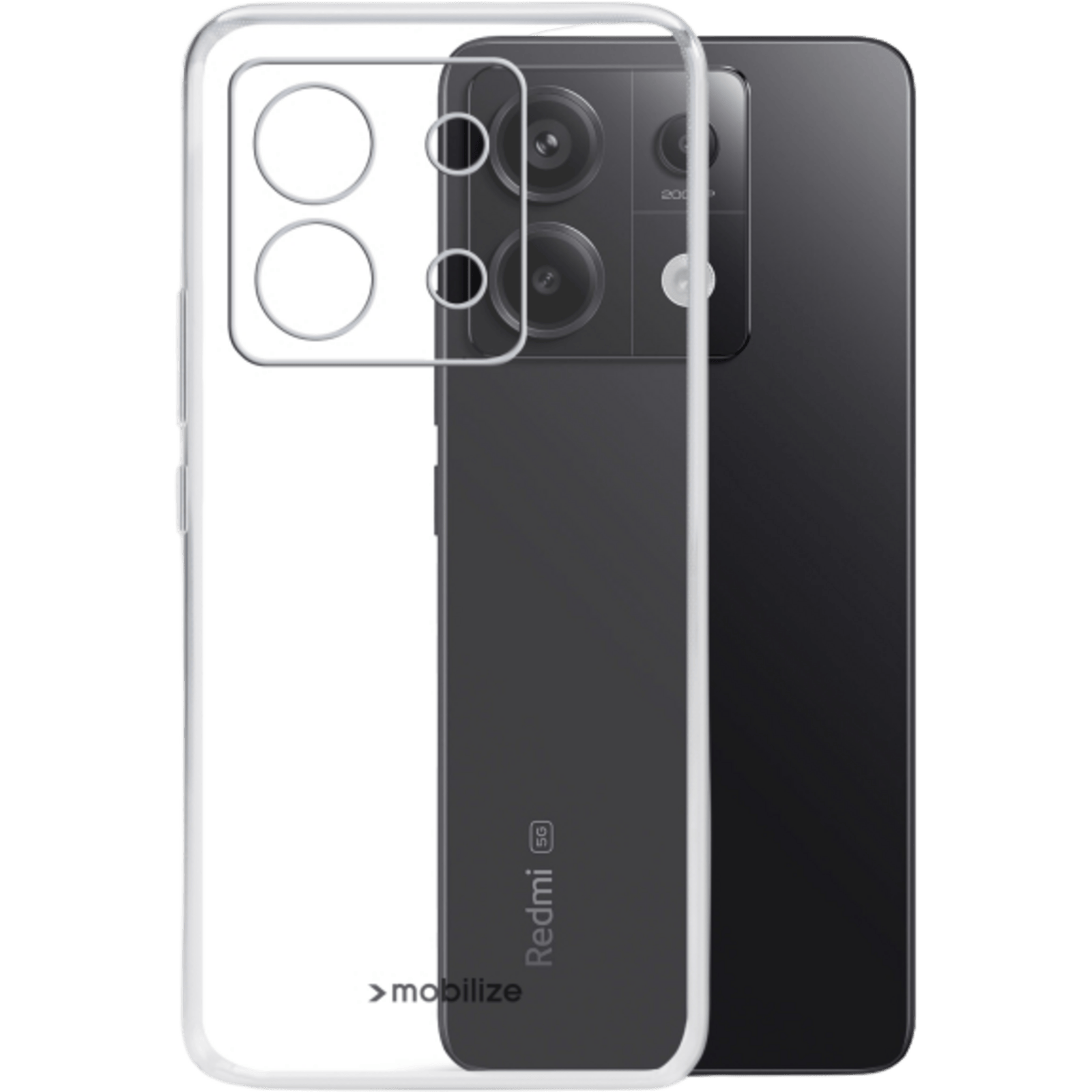 Mobilize Xiaomi Redmi Note 13 Pro 5G / POCO X6 5G Siliconen (TPU) Hoesje Transparant