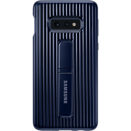 Samsung Galaxy S10e Protective Standing Cover Blauw