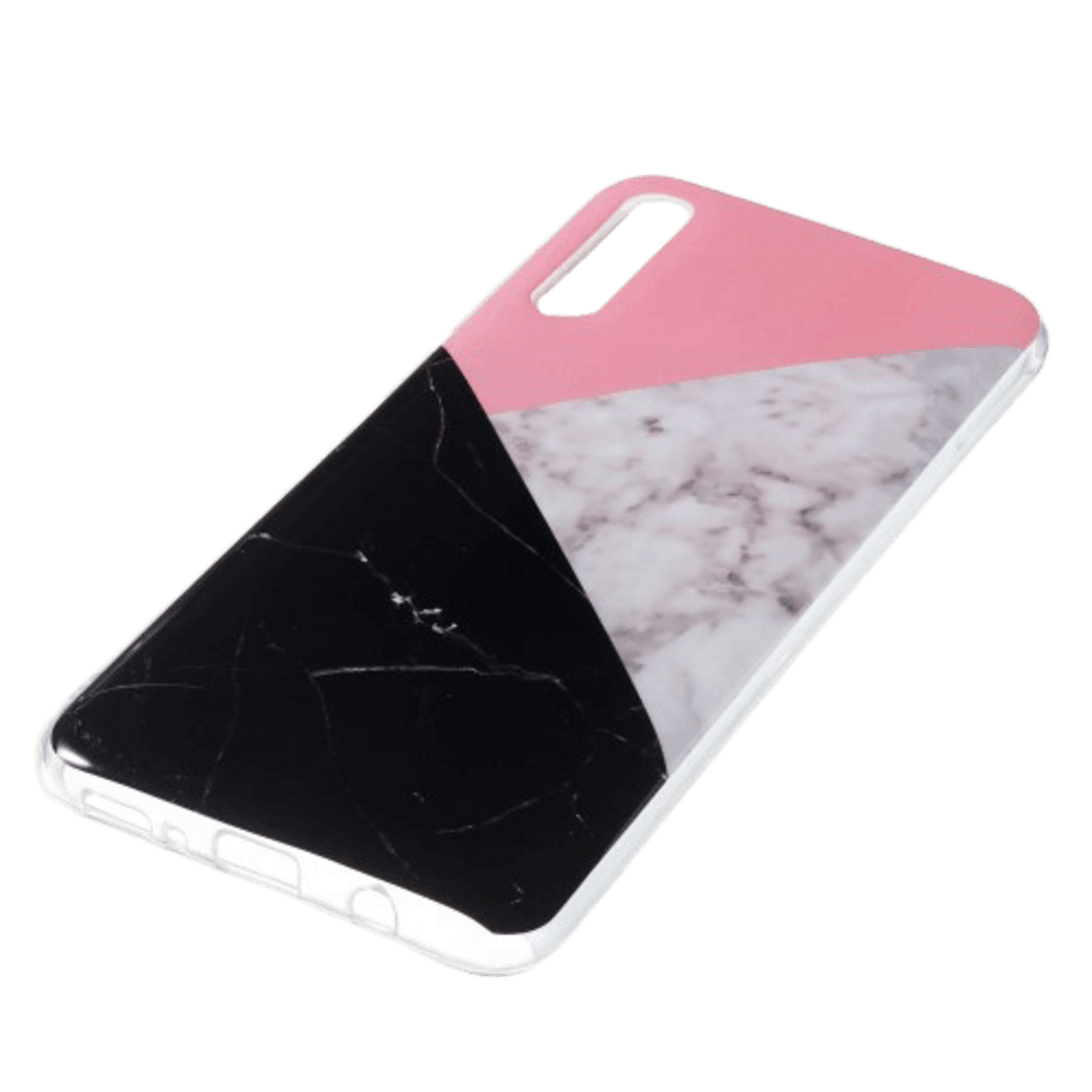 Mocaa Samsung Galaxy A70 Telefoonhoesje Marmer Gemeleerd