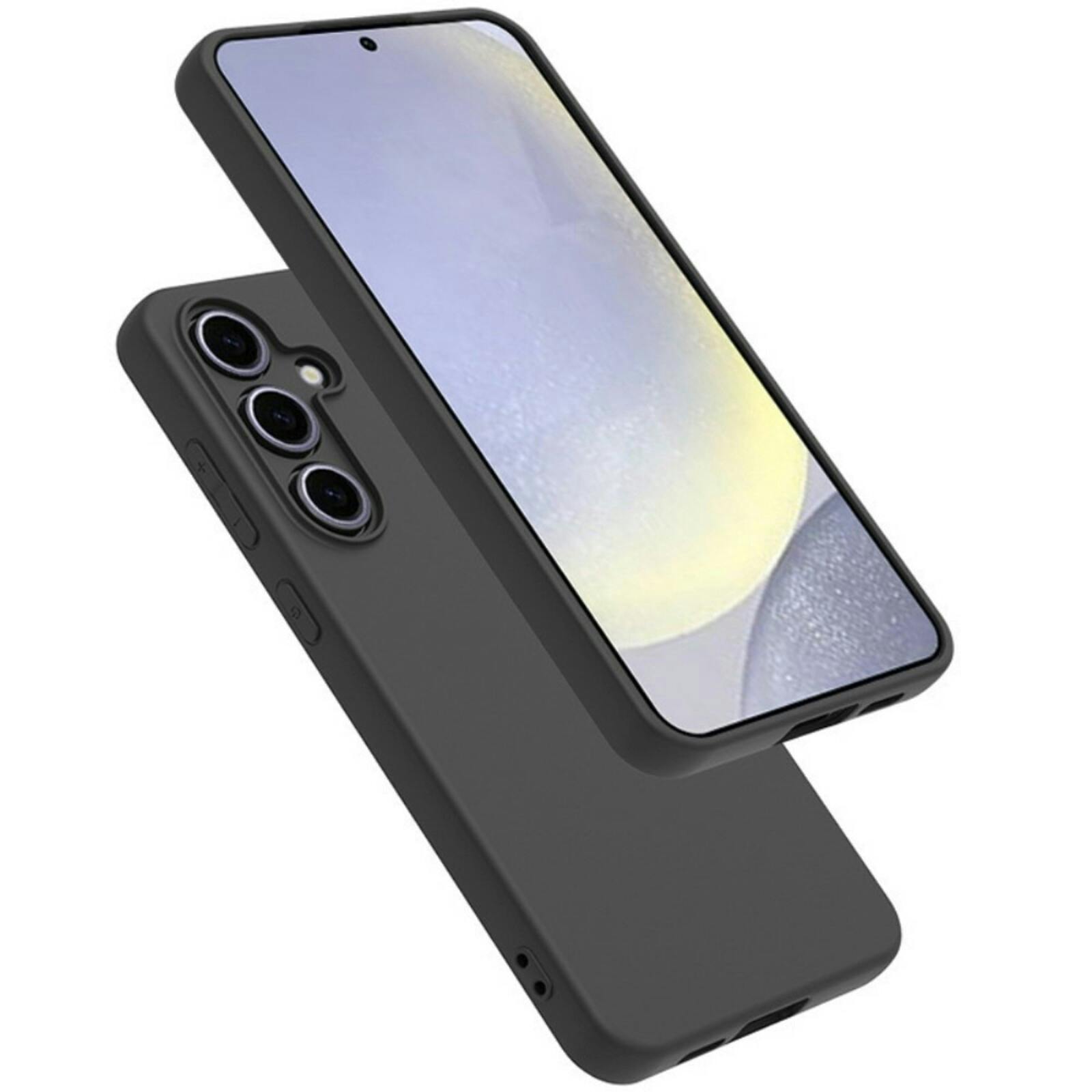 CaseBody Samsung S24 FE Slim-Fit Backcover Zwart