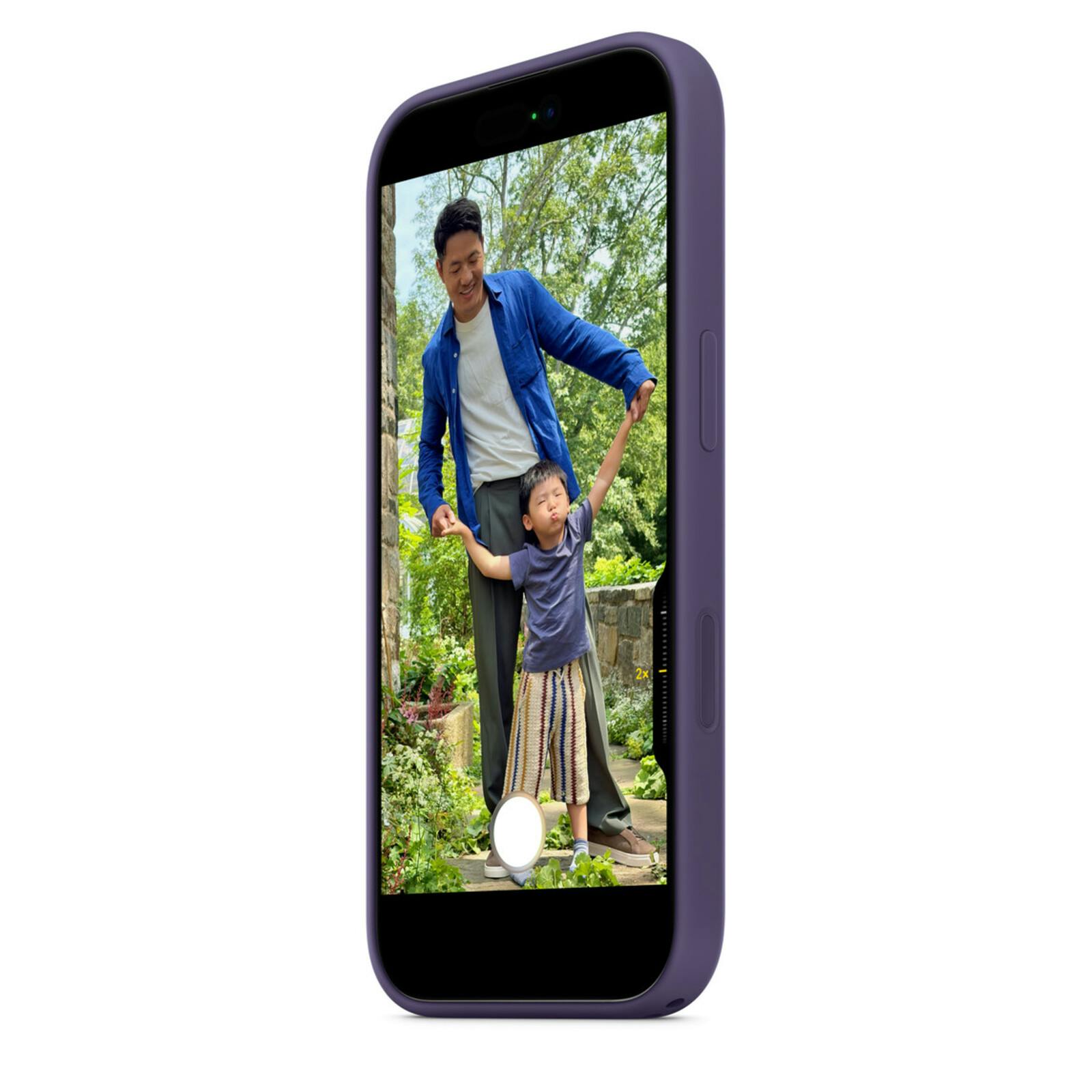 Apple iPhone 17 Siliconen MagSafe Hoesje Paars