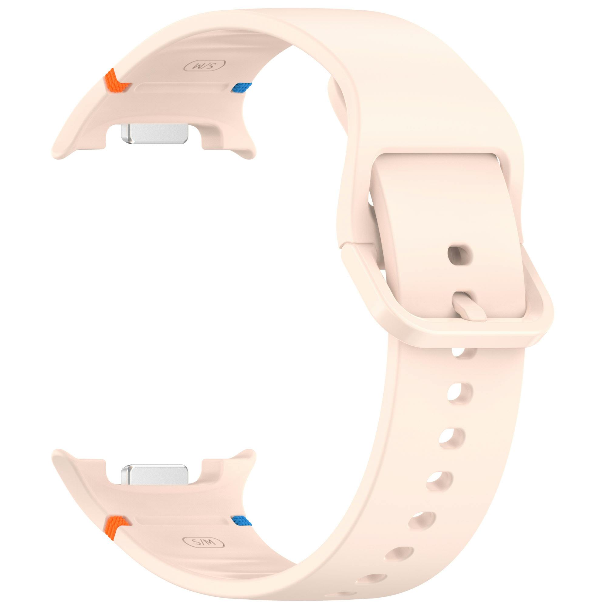Mocaa Samsung Galaxy Watch8 Siliconen Bandje 44mm Roze