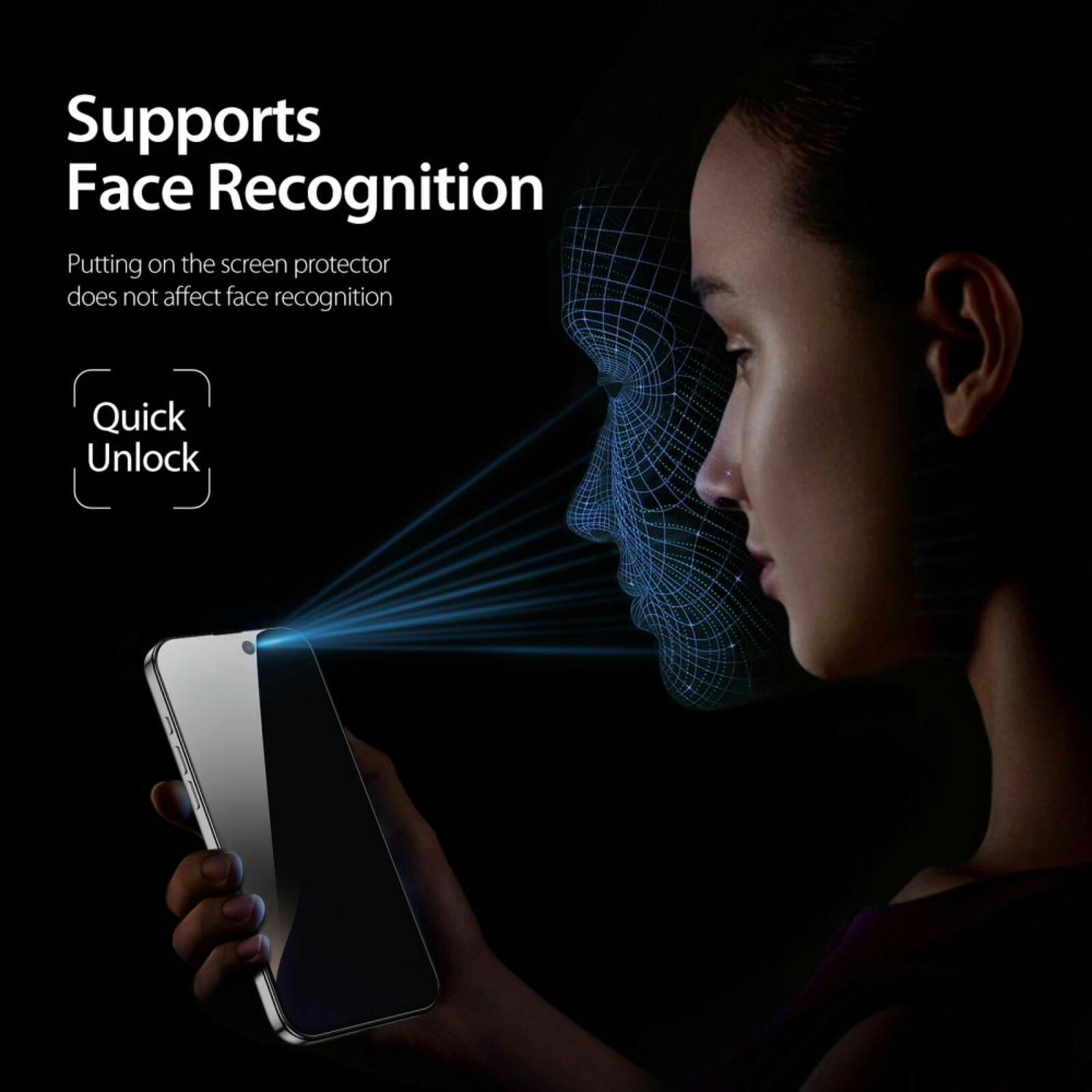 DUX DUCIS iPhone 16 Pro Max Screenprotector Gehard Glas Privacy