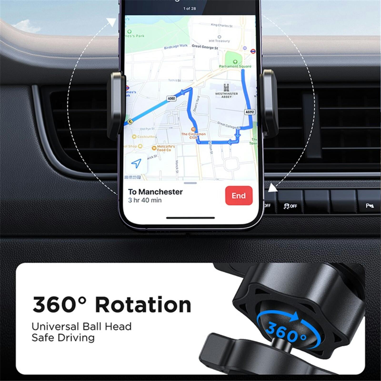 Joyroom Pocket-Size Autohouder Ventilatierooster