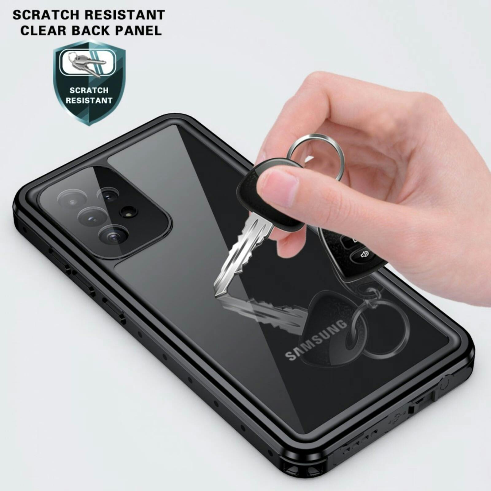 REDPEPPER Samsung Galaxy A52(s) Dot Pro Waterproof Beschermhoes Zwart