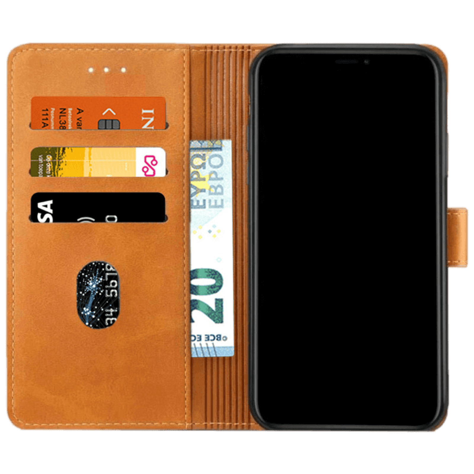 Gussim Samsung Galaxy A32 Booktype Beschermhoes Bruin