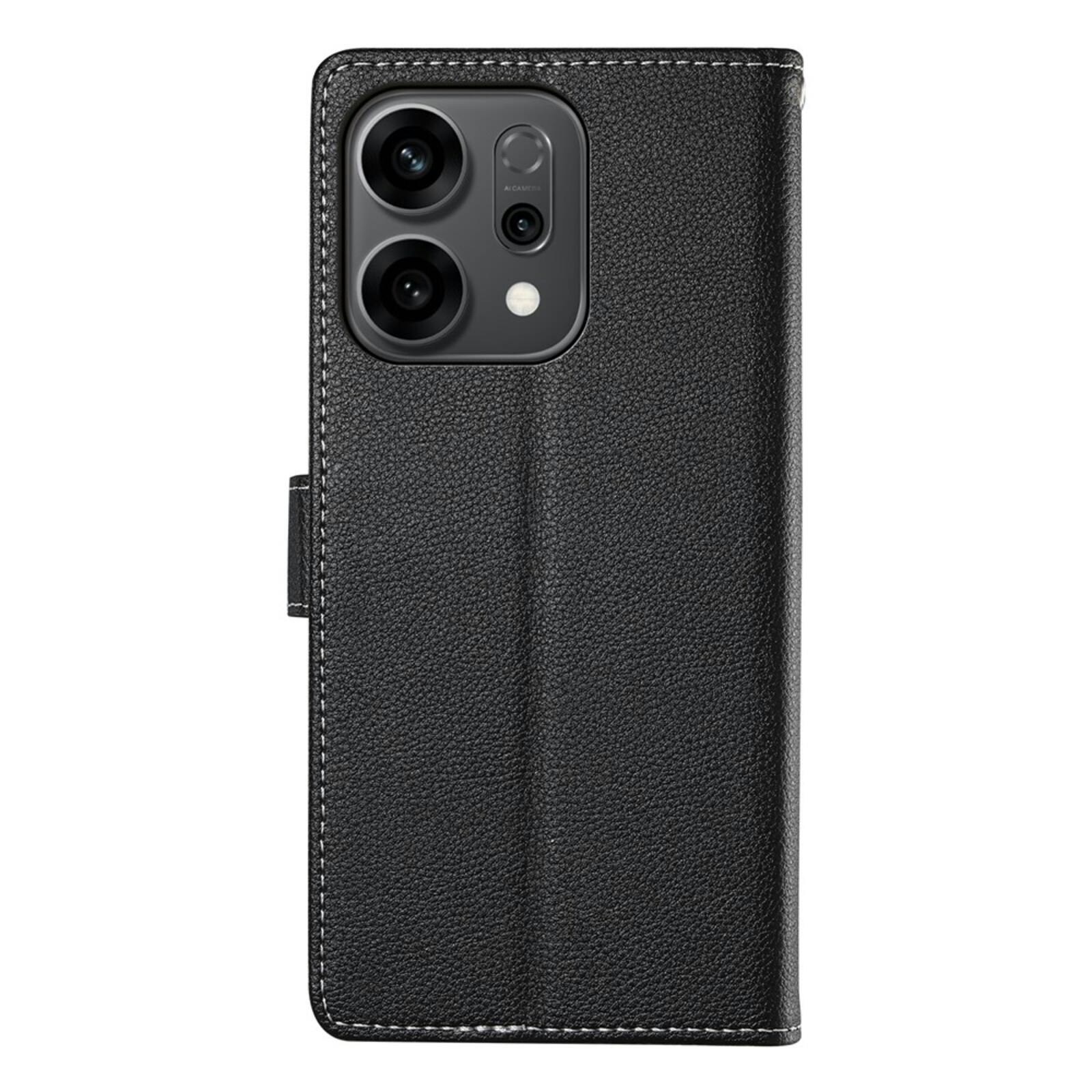 Mocaa Oppo Reno14 F 5G Slim-Fit Bookcase Zwart