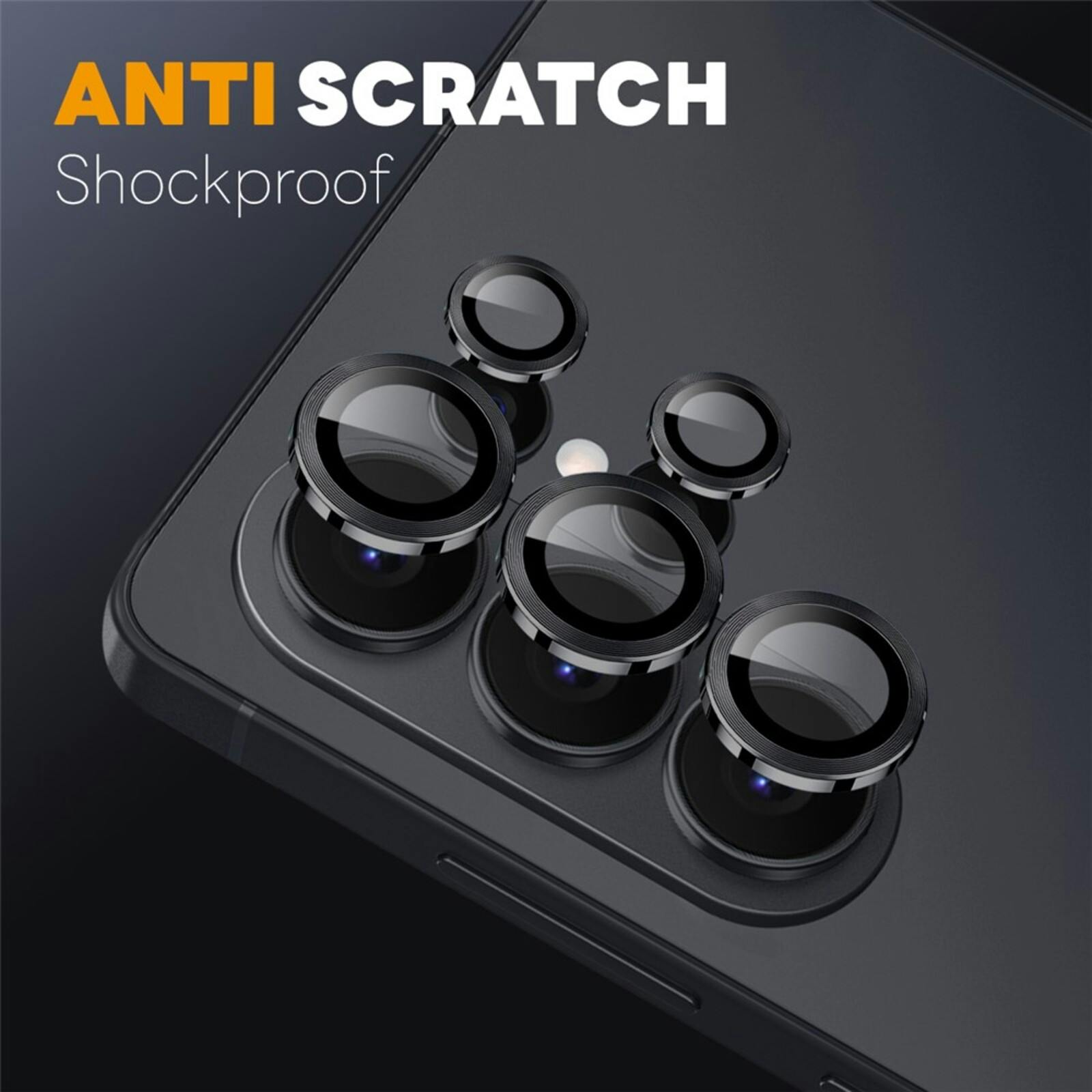 Northjo Samsung Galaxy S26 Ultra Camera Protector Rings Zwart