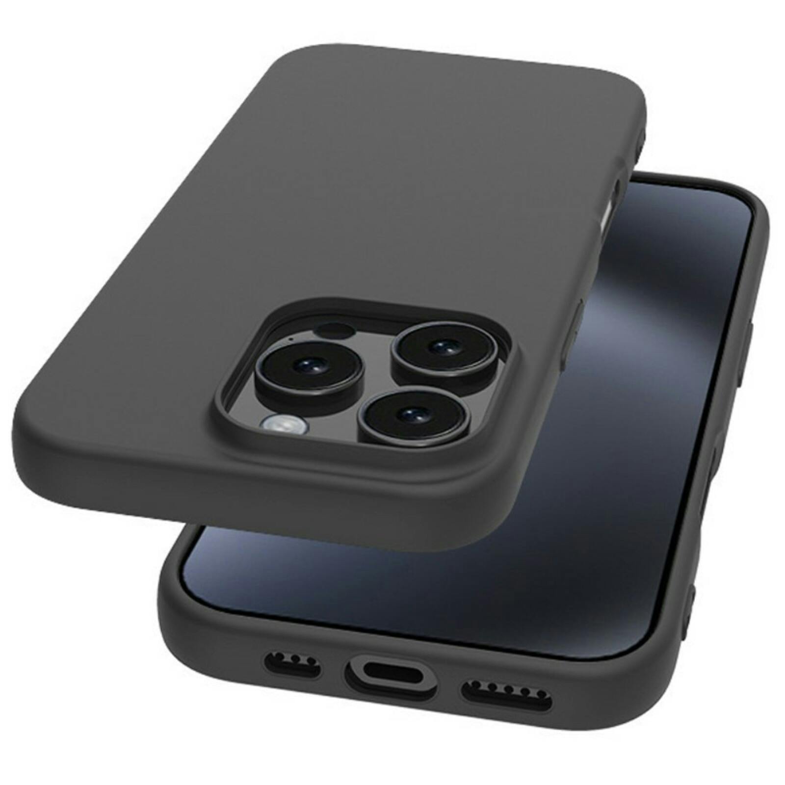 CaseBody Apple iPhone 16 Pro Max Slim-Fit Backcover Zwart